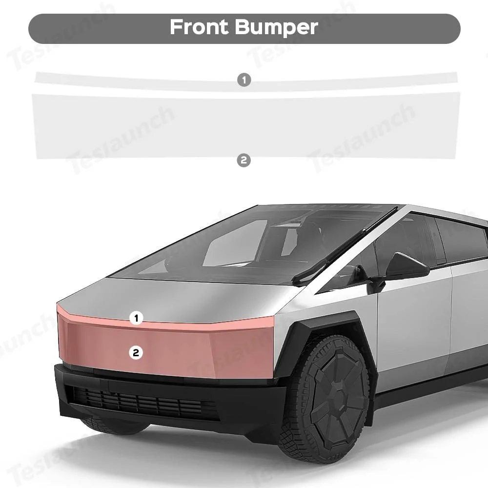 Tesla Cybertruck Teslaunch TPU Invisible Paint Protection Film to Protect Your Cybertruck 🚘✨ 10