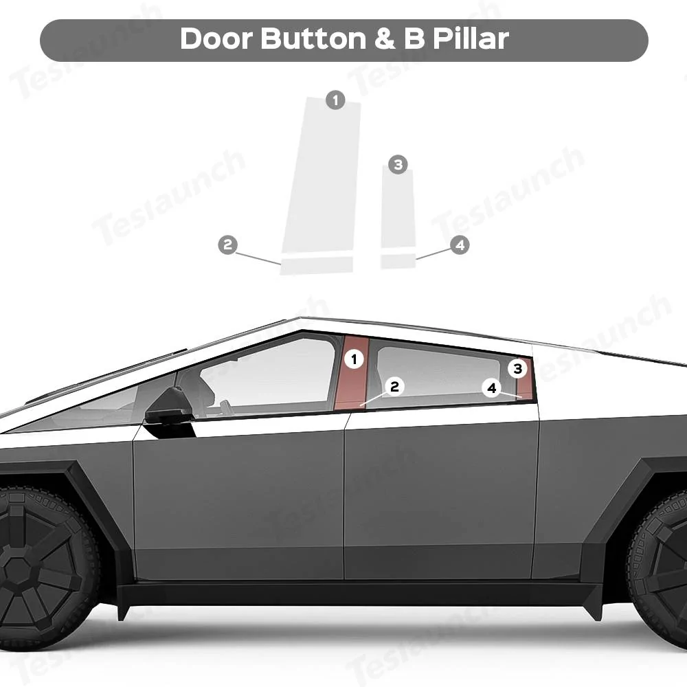 Tesla Cybertruck Teslaunch TPU Invisible Paint Protection Film to Protect Your Cybertruck 🚘✨ 15
