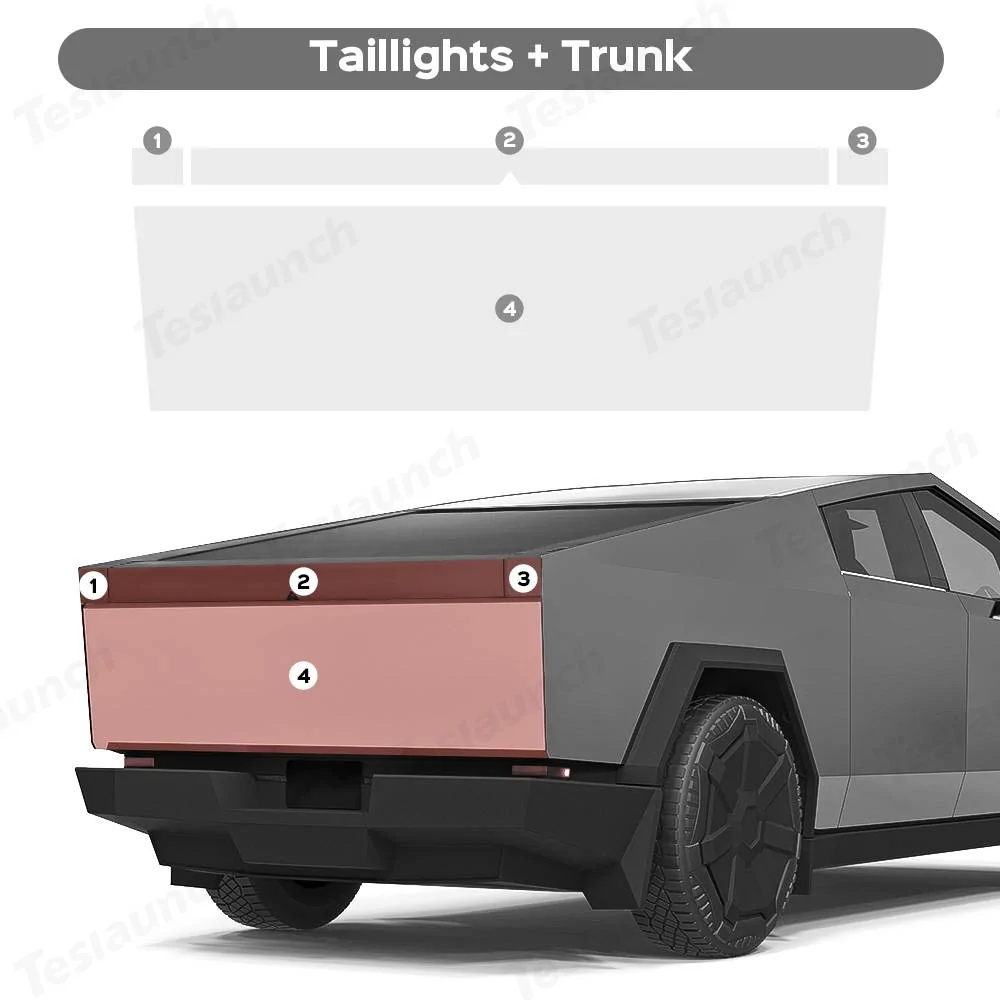 Tesla Cybertruck Teslaunch TPU Invisible Paint Protection Film to Protect Your Cybertruck 🚘✨ 14