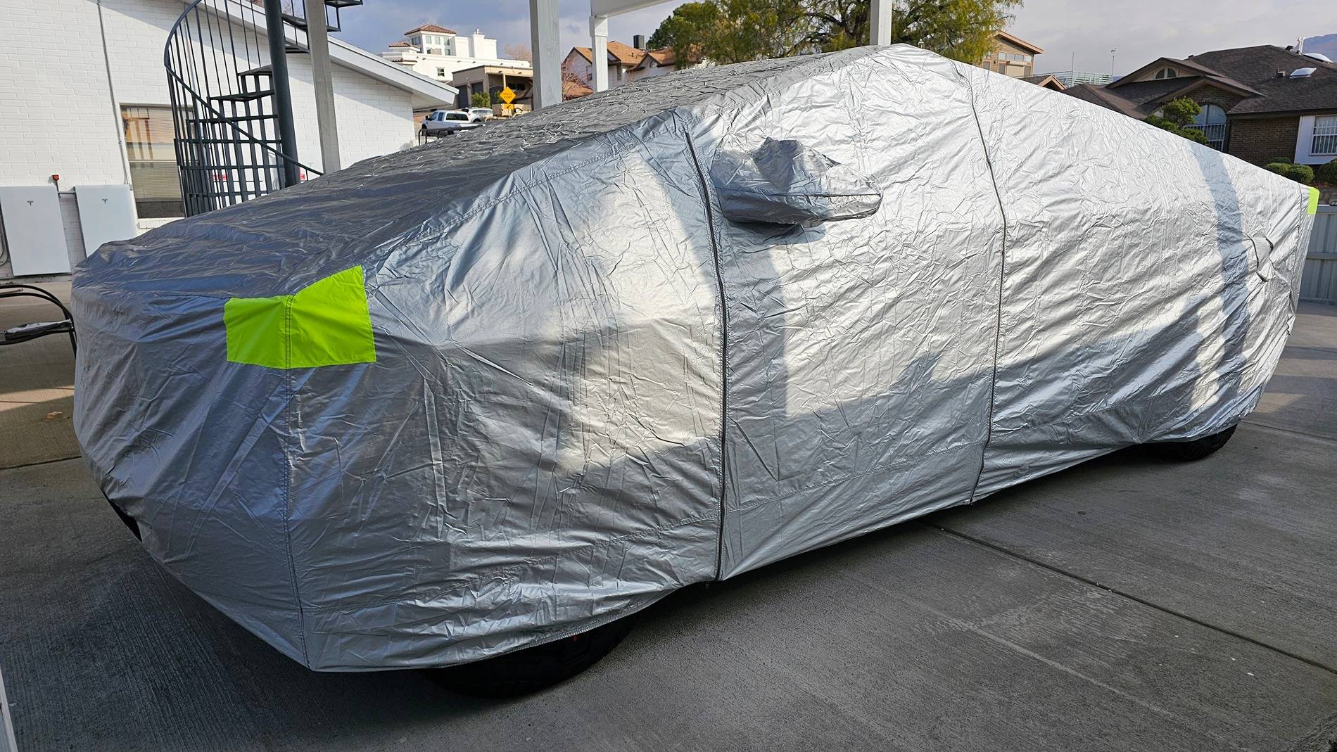 Tesla Cybertruck 🌧️🌞All-Weather Full Cover Outdoor Car Cover For Cybertruck – Ready for Any Adventure! 🛡️🚙 20241207_092850