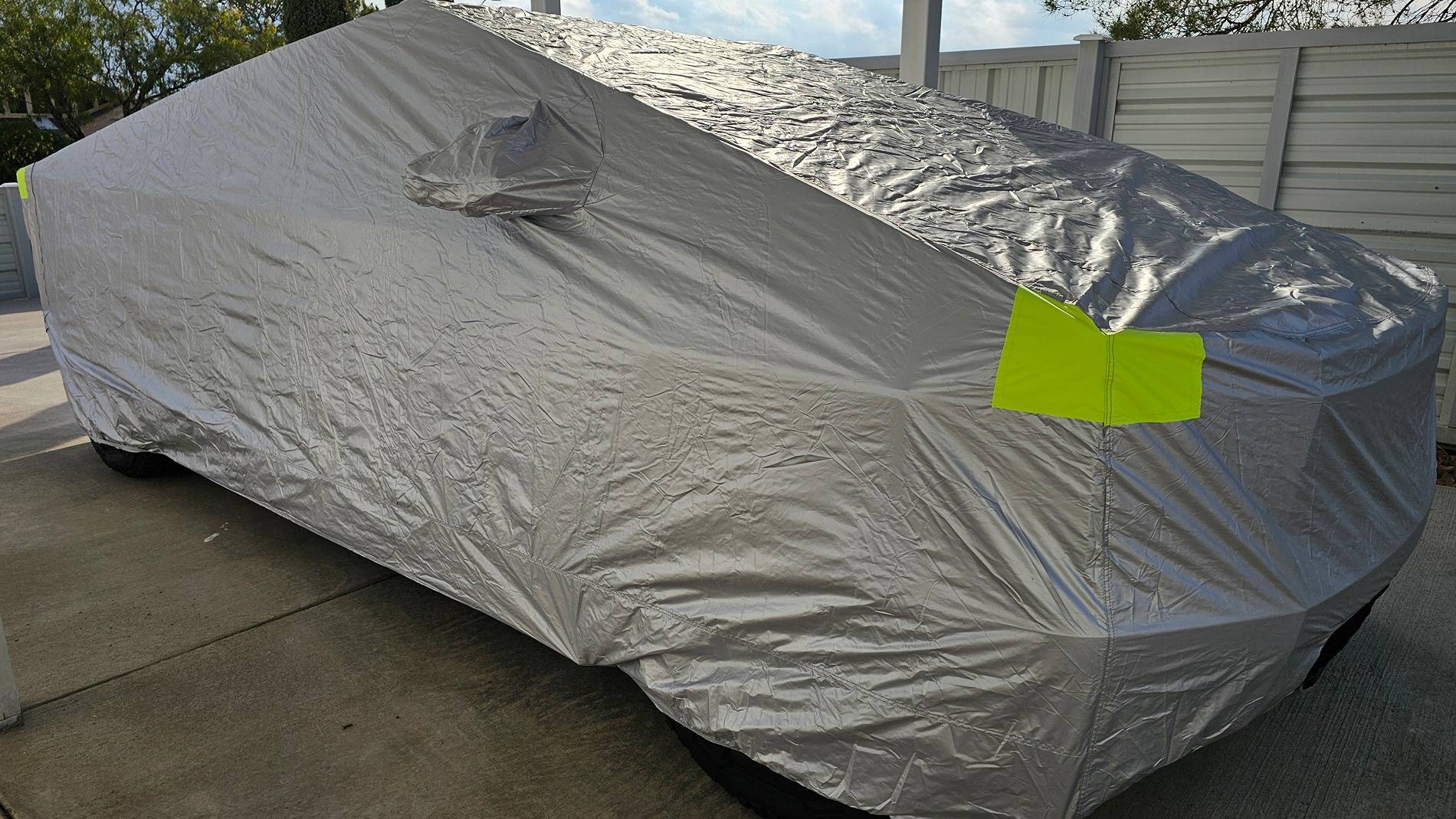 Tesla Cybertruck 🌧️🌞All-Weather Full Cover Outdoor Car Cover For Cybertruck – Ready for Any Adventure! 🛡️🚙 20241207_092812
