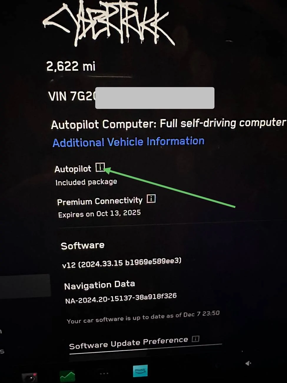 Tesla Cybertruck MY TRUCK HAS FSD BUT NO AUTOSTEER OR LANE KEEP ASSIST IMG_4424