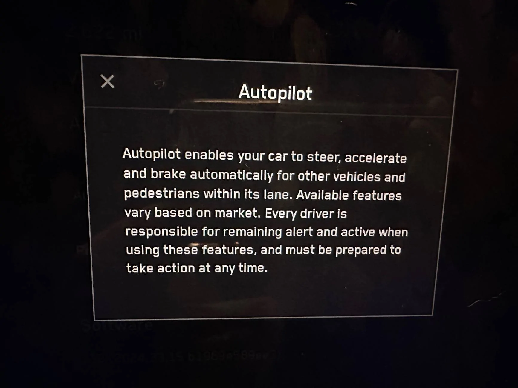 Tesla Cybertruck MY TRUCK HAS FSD BUT NO AUTOSTEER OR LANE KEEP ASSIST IMG_4423