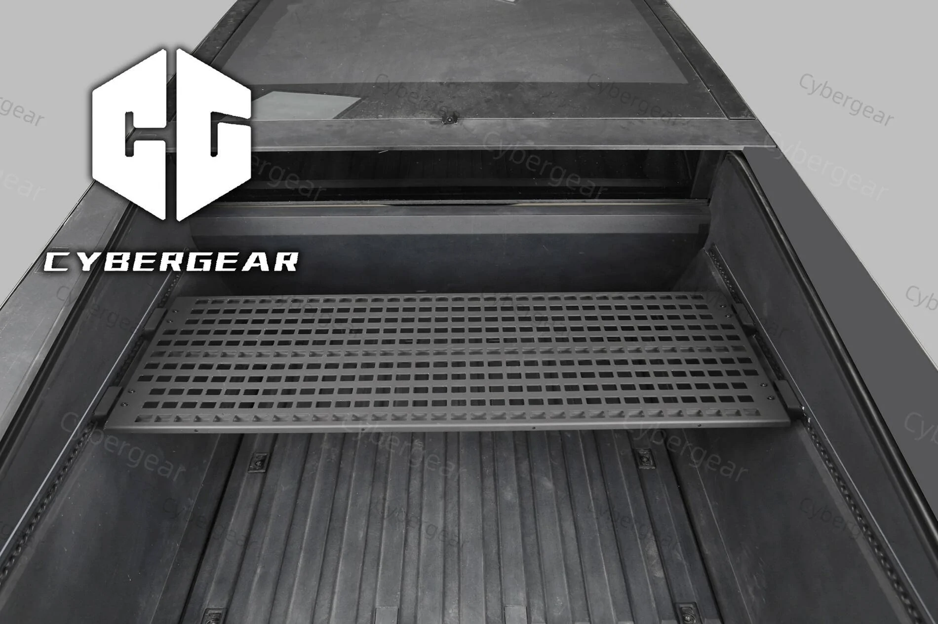 Tesla Cybertruck Cybertruck L-Track Molle Panel Shelf now Available for Pre-order! 9b5573f5114f0bccbaf58a62857c778