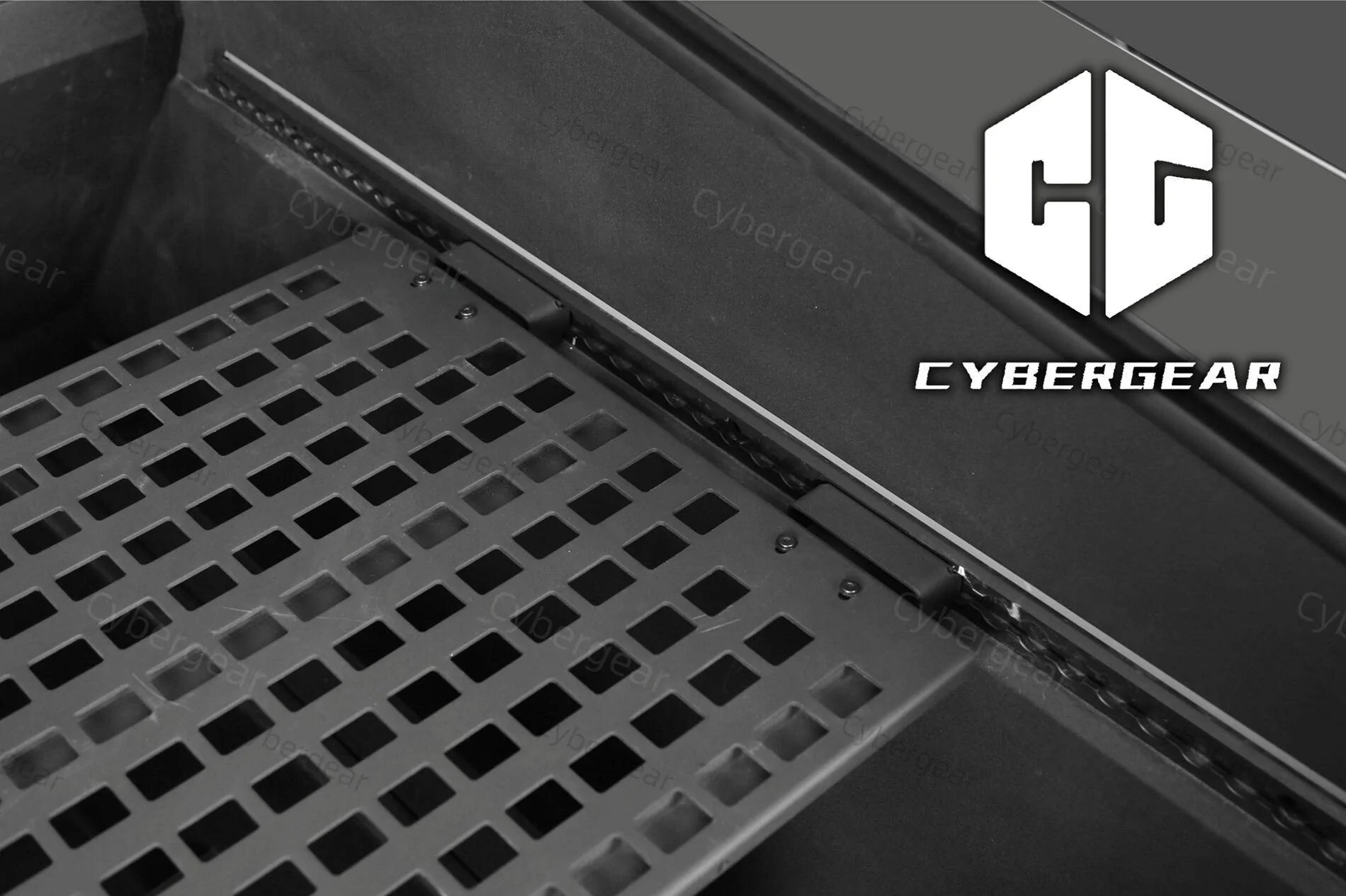 Tesla Cybertruck Cybertruck L-Track Molle Panel Shelf now Available for Pre-order! 709e8af85ada7d3c5c92bc80a74027