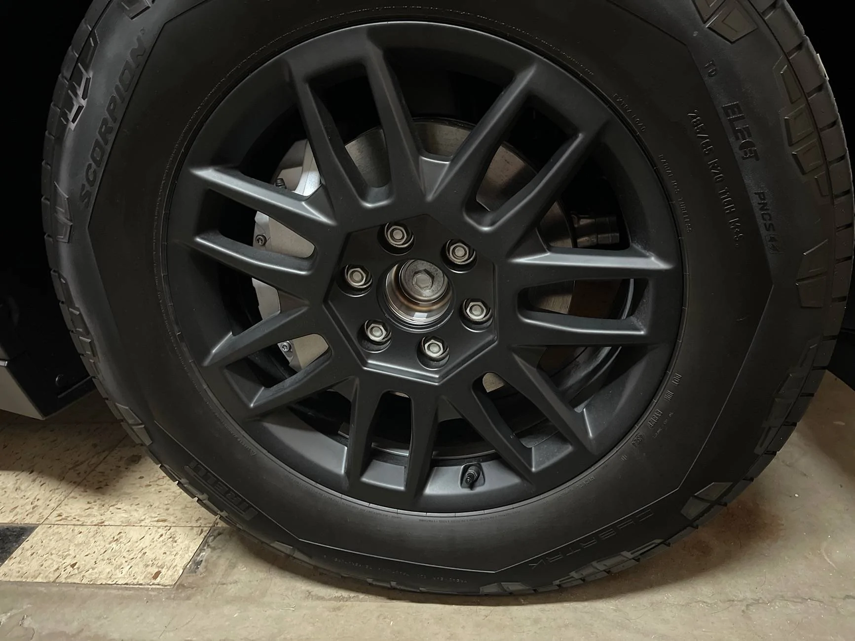 Rust spots on the wheel hubs | Tesla Cybertruck Forum - Cybertruck ...