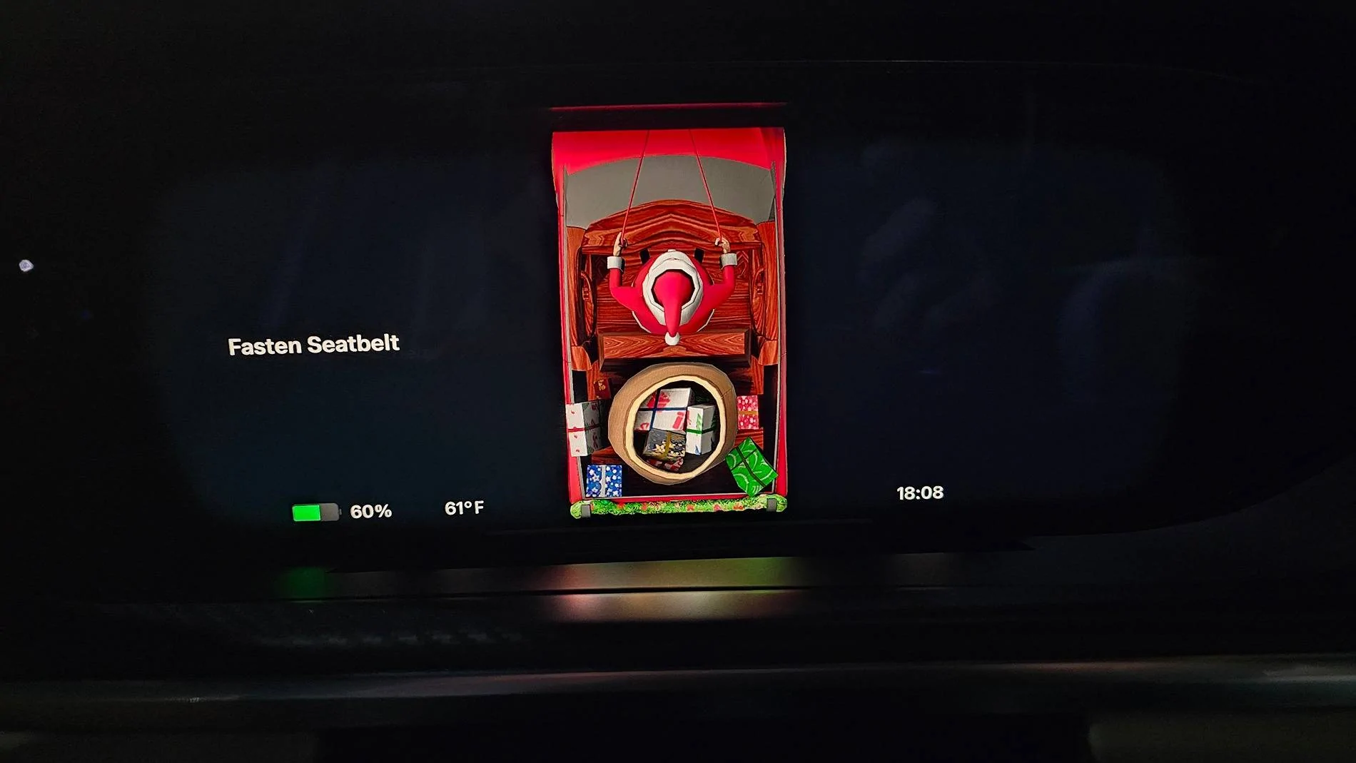 Tesla Cybertruck Tesla Holiday Update 2024 begins rolling out (via 2024.44.25.2 software update)! 20241208_180836