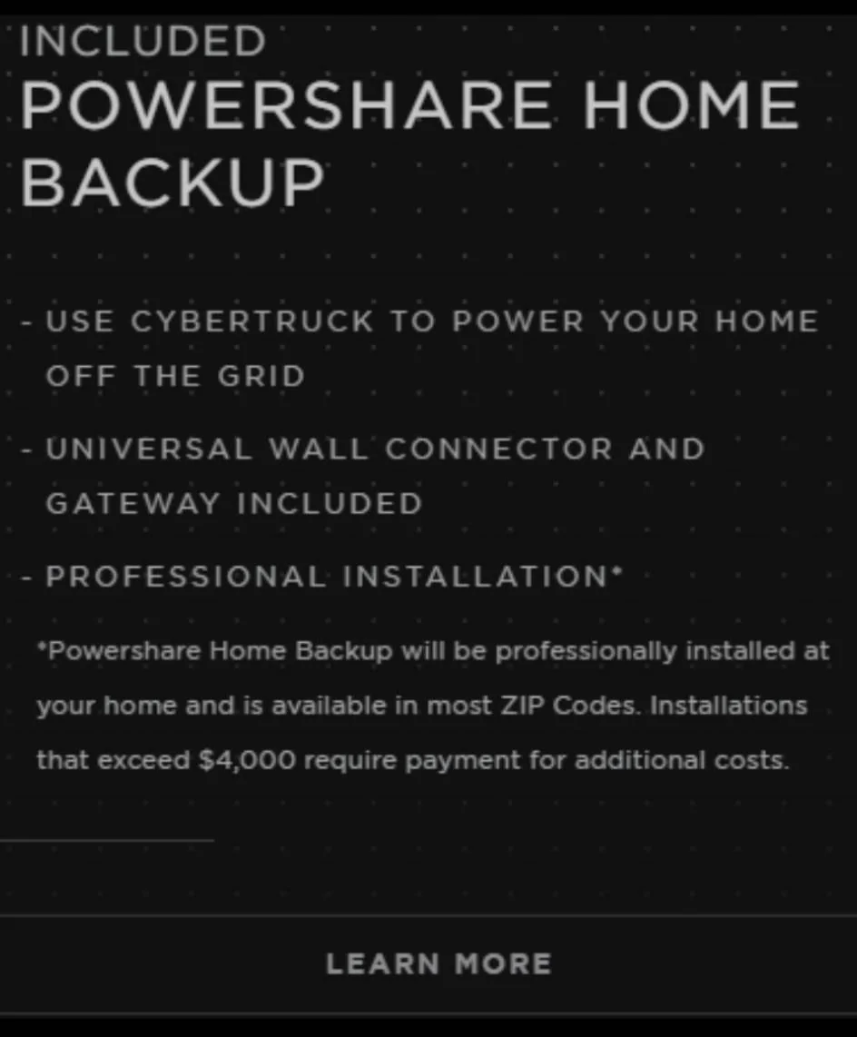 Tesla Cybertruck $4000 credit for power share? SmartSelect_20241209_144337_Gallery
