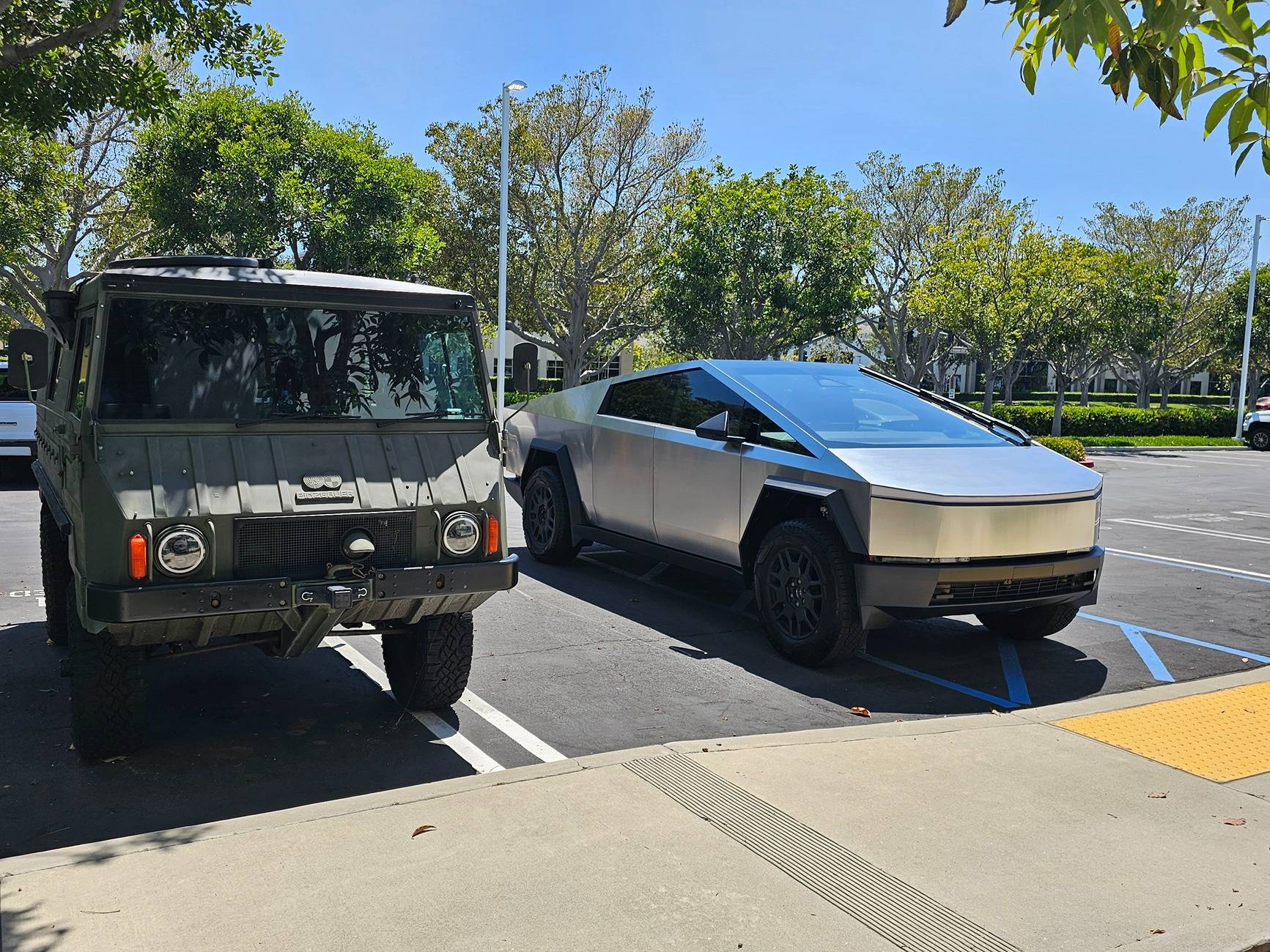 Tesla Cybertruck Never Been Done.  Solar Panel on a CyberTruck! Charging Station soon. 20240613_144342