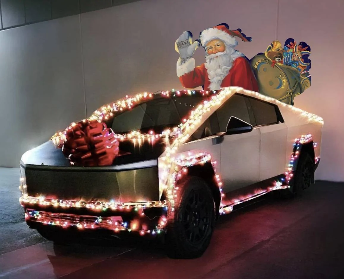 Tesla Cybertruck Any good product recommendation for Holiday lights for CT? IMG_2678