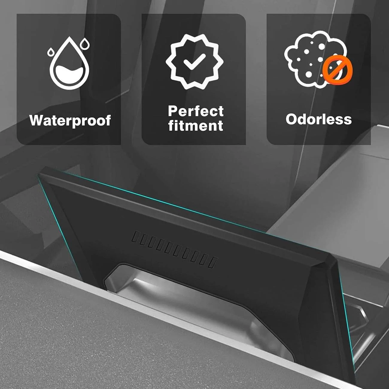 Tesla Cybertruck BestEvMod Product Launch: Center Console LCD Screen Case Cover 4