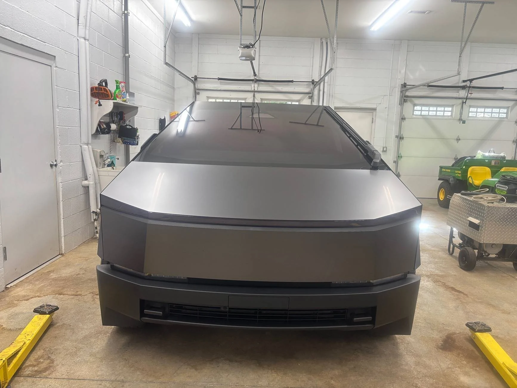 Tesla Cybertruck PURE PPF Satin Dark Grey Completed IMG_3613