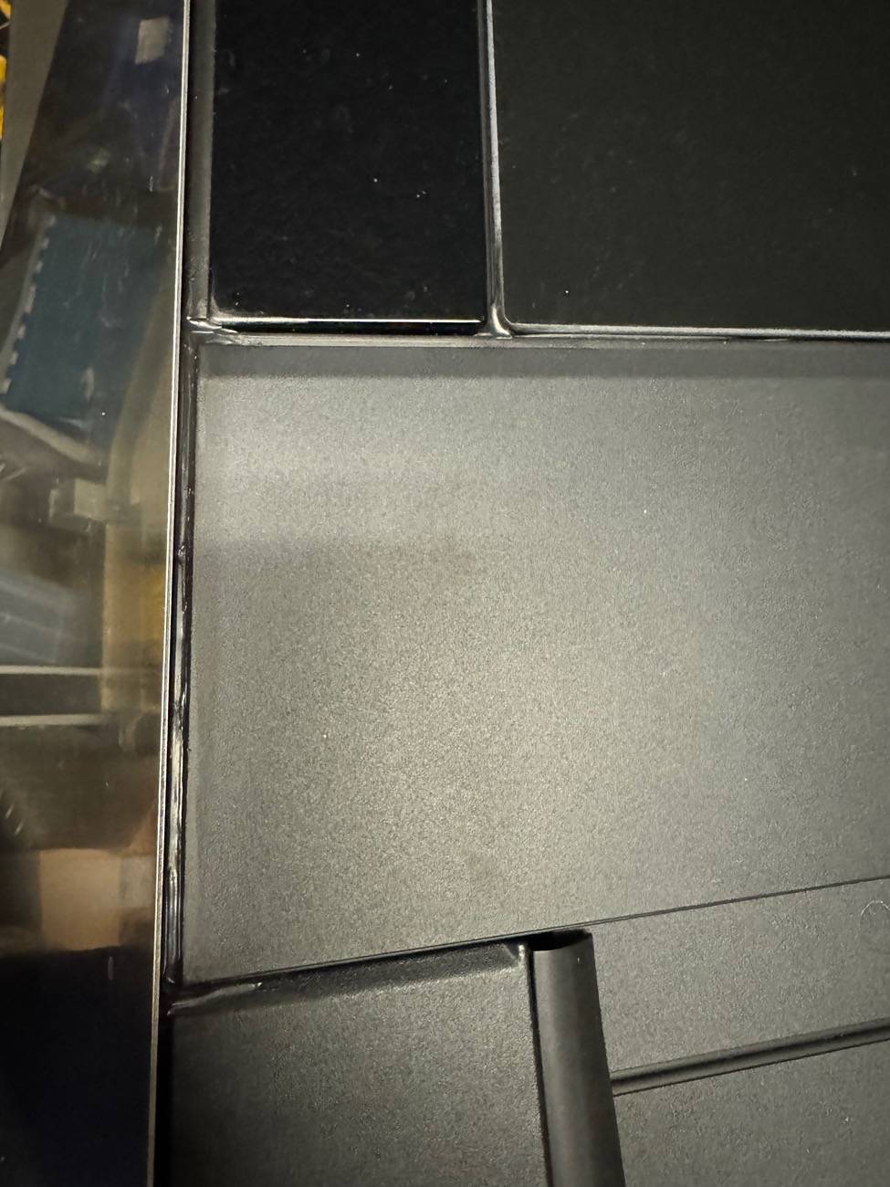 Tesla Cybertruck Tonneau cover leak DIY fix (cause: seal strip gap under aero flap) IMG_2865