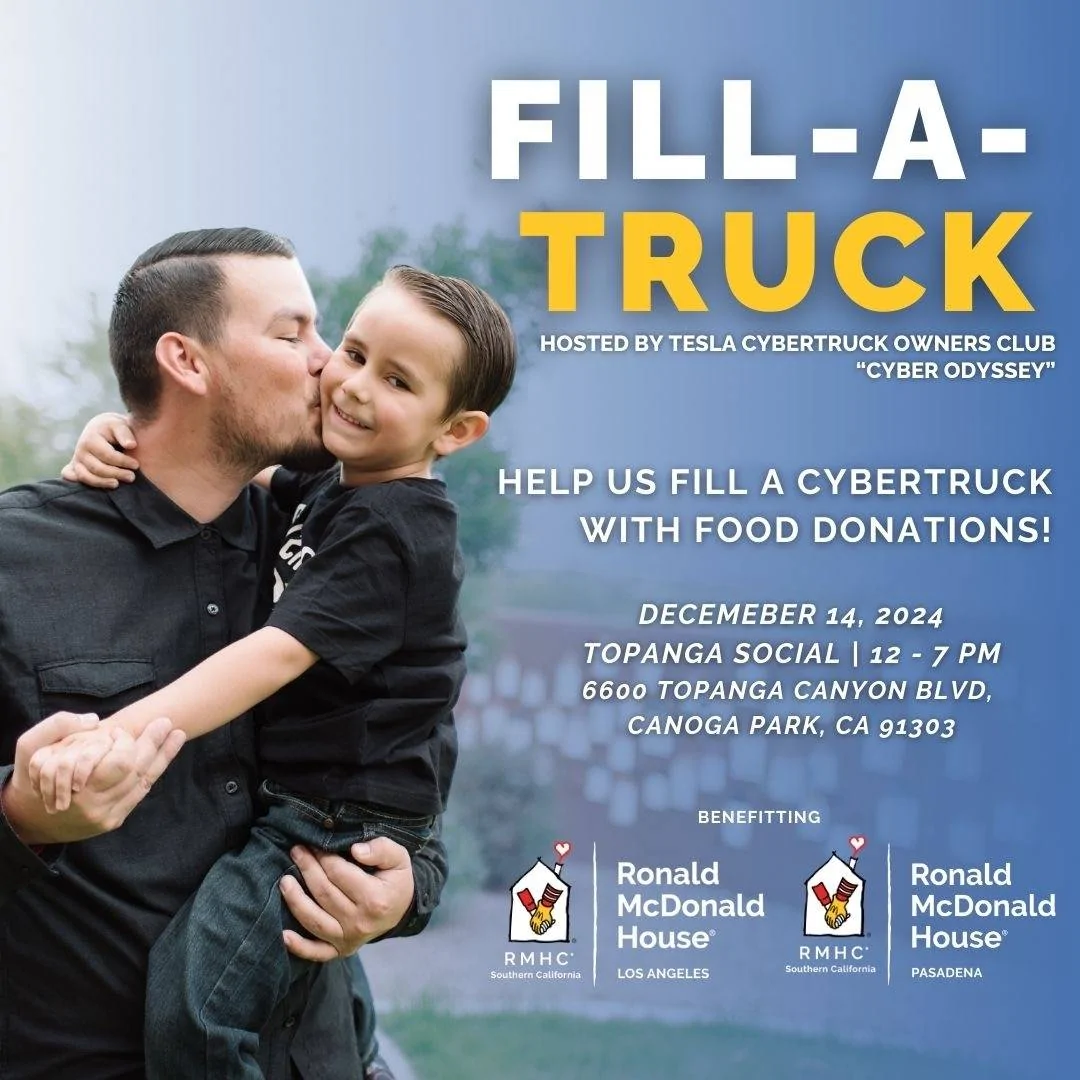 Tesla Cybertruck LA area Cybertruck Food Drive this Saturday IMG_7556