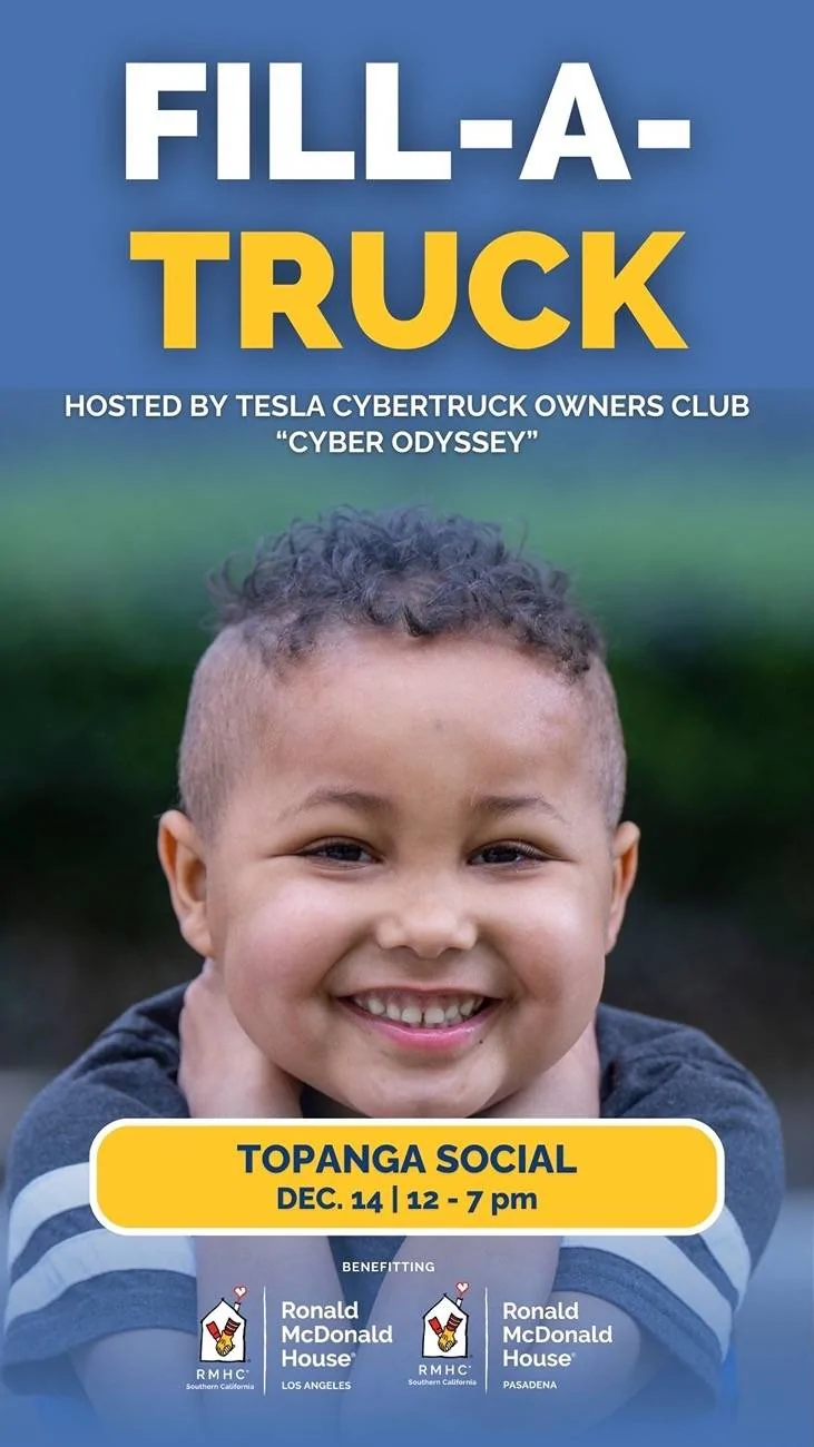Tesla Cybertruck LA area Cybertruck Food Drive this Saturday IMG_7557