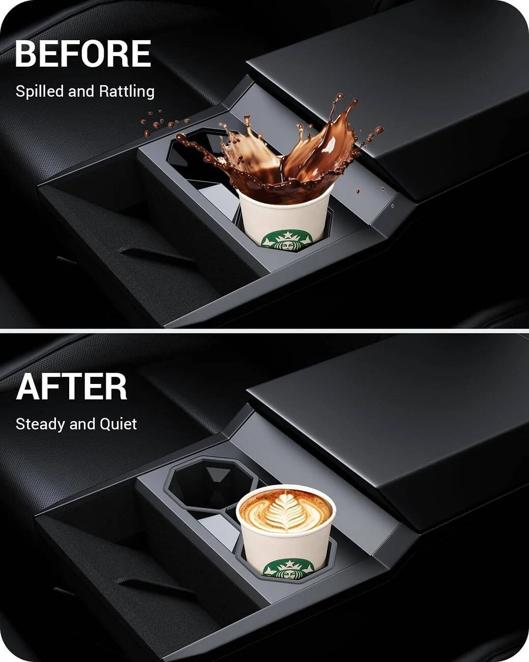 Tesla Cybertruck Official Release: BASENOR 2024 Tesla Cybertruck Cup Holder Insert--First Batch Owners Enjoy 50% Discount! 1733910769824-n5