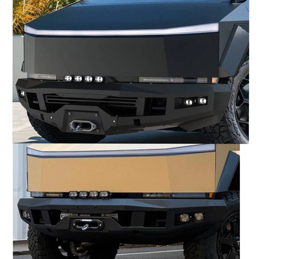 Tesla Cybertruck Introducing T Sportline CTX Extreme Duty Front Bumper with Integrated Winch (High-Output) & Lighting 93A8C02D-A357-44D7-B529-38BF6A354BF6