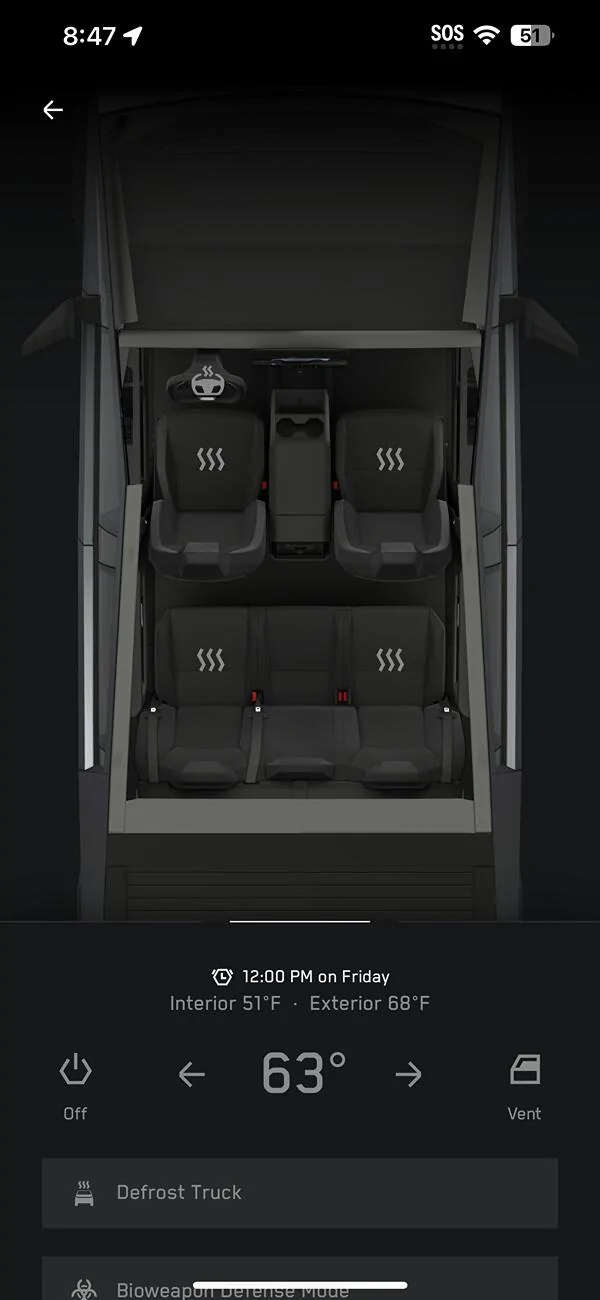 Tesla Cybertruck Eliminate the blue snowflake ❄️ IMG_6203