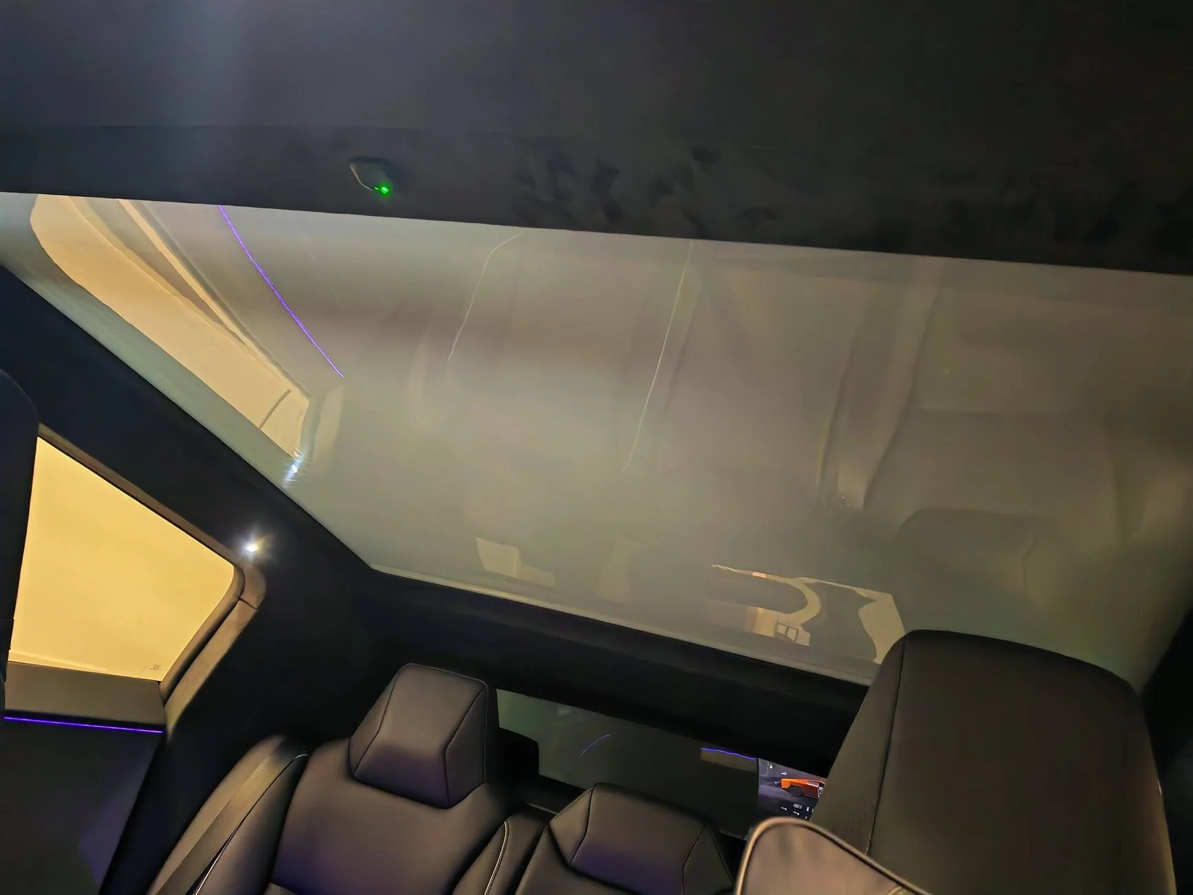 Tesla Cybertruck Starlight Dome Ambient Lighting IMG_20241212_160818