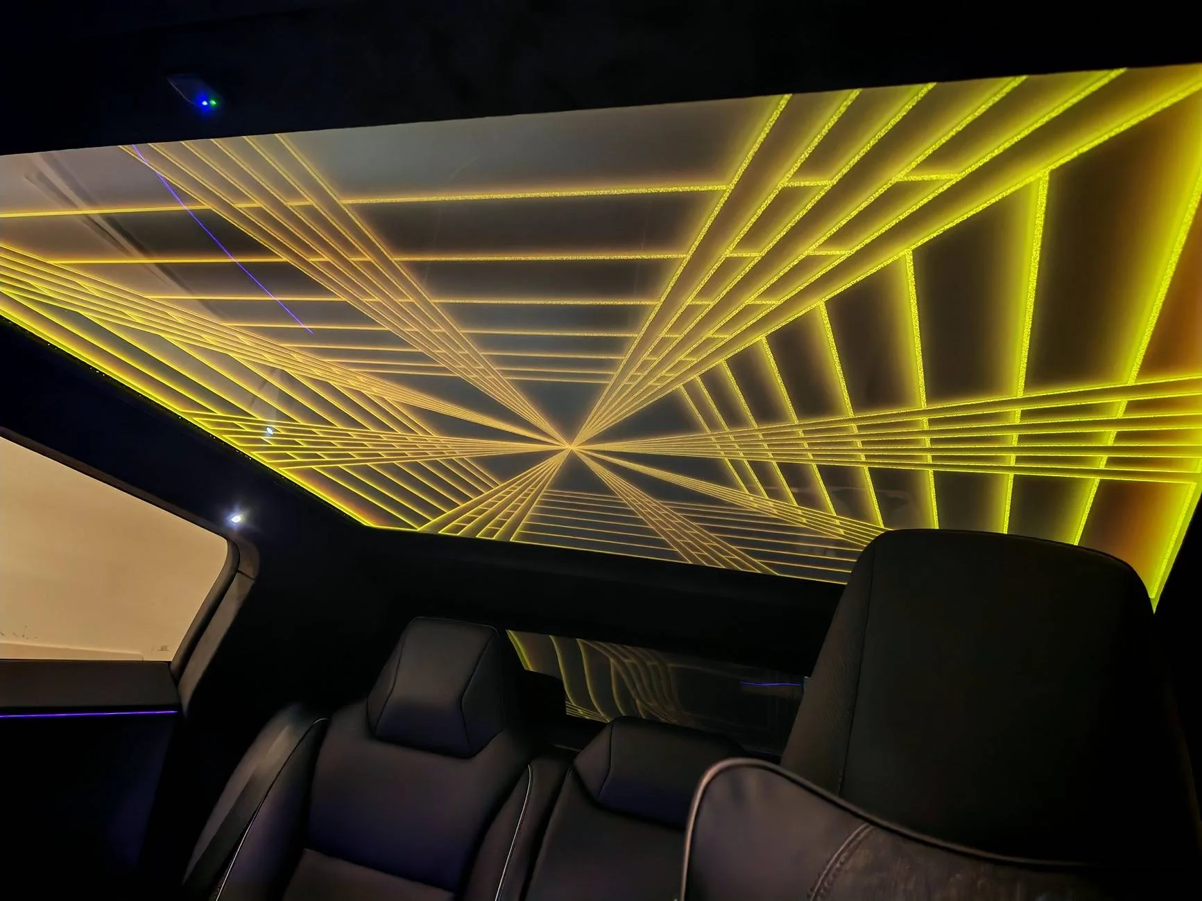 Tesla Cybertruck Starlight Dome Ambient Lighting IMG_20241212_160903