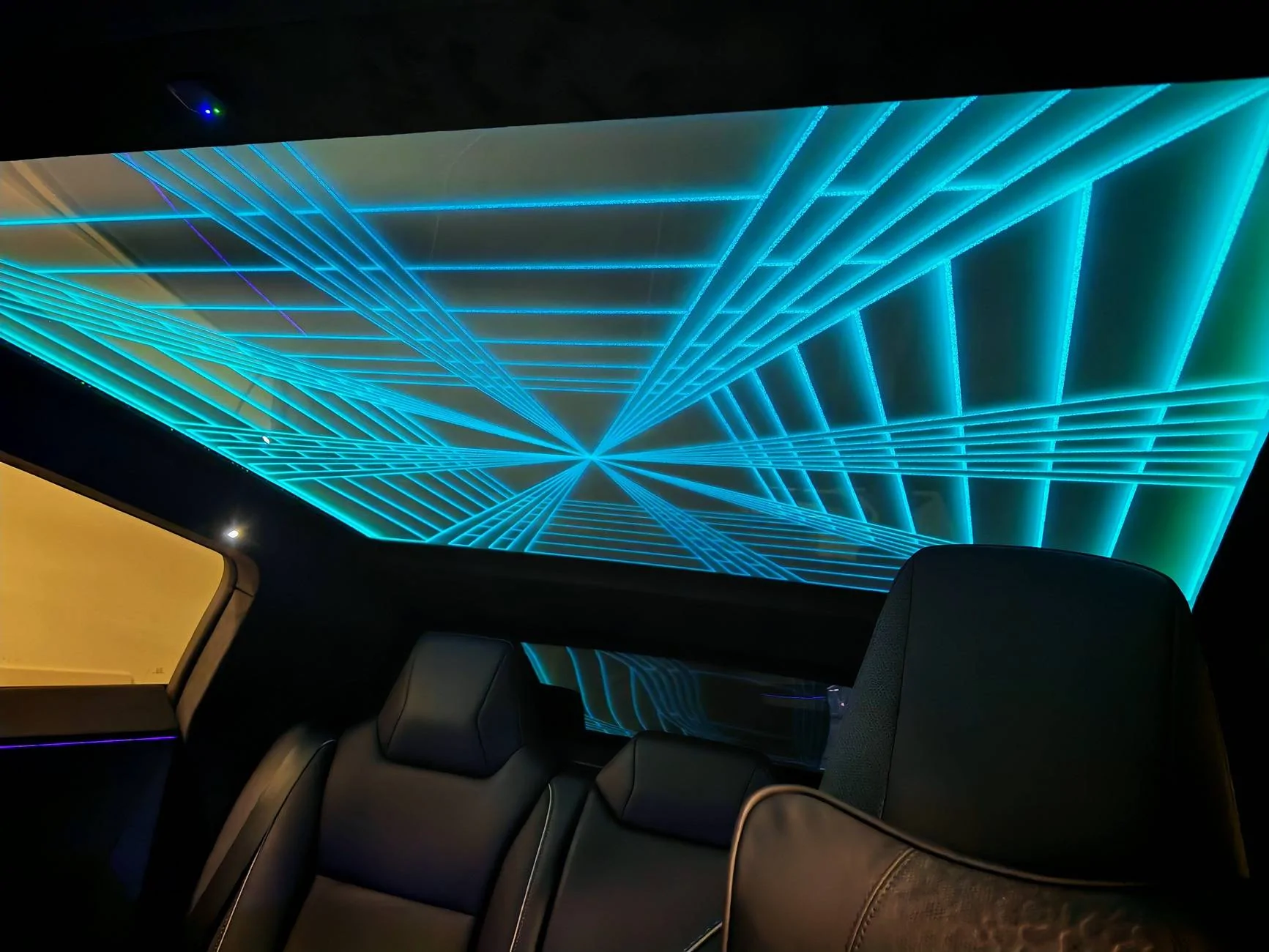 Tesla Cybertruck Starlight Dome Ambient Lighting IMG_20241212_160912