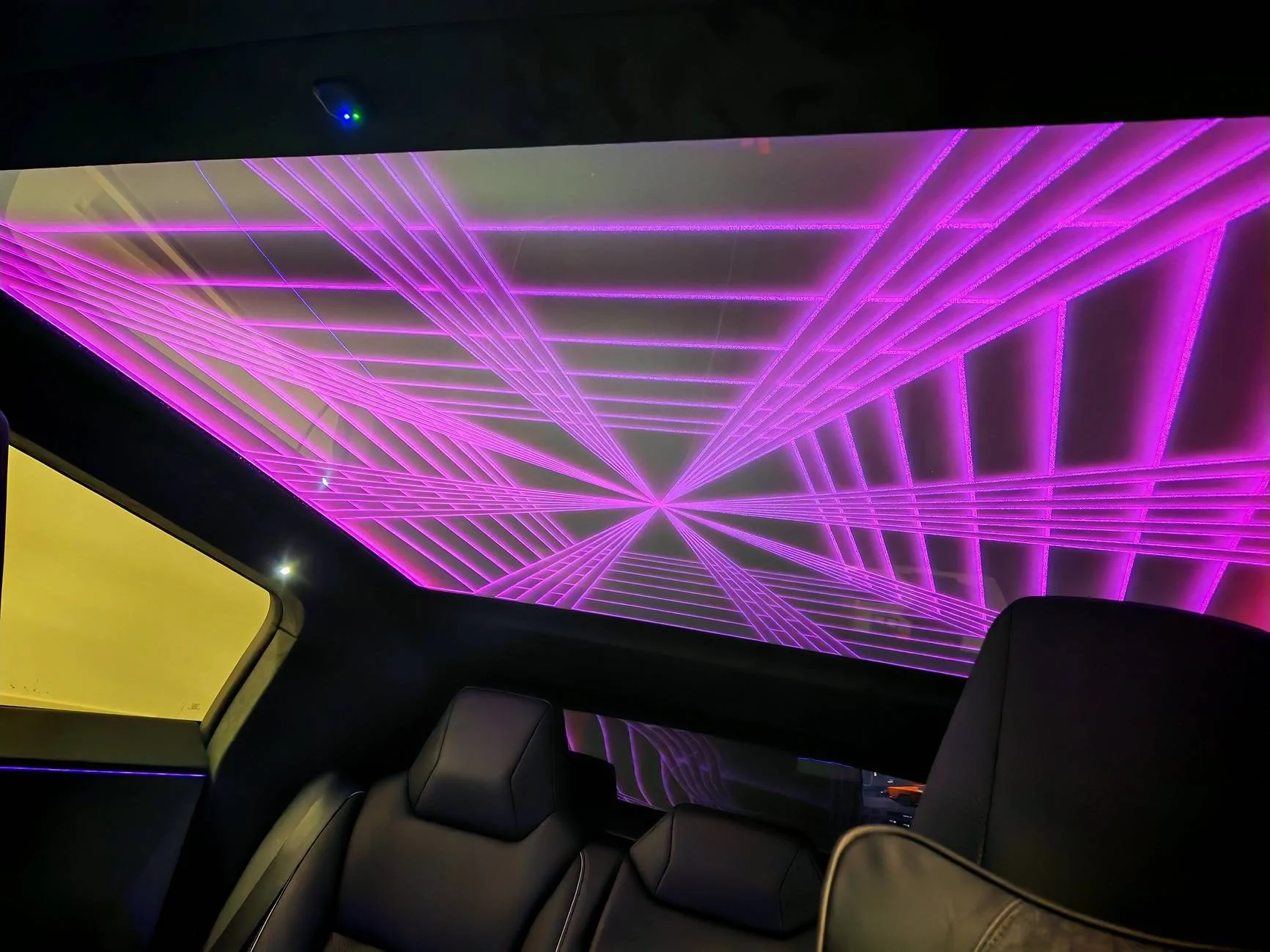 Tesla Cybertruck Starlight Dome Ambient Lighting IMG_20241212_160920