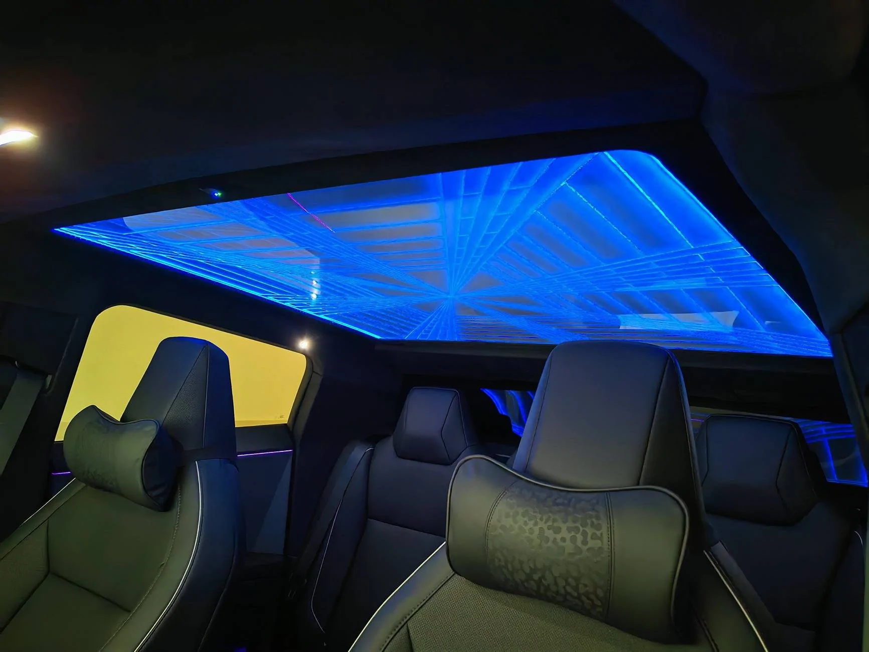 Tesla Cybertruck Starlight Dome Ambient Lighting IMG_20241212_205501