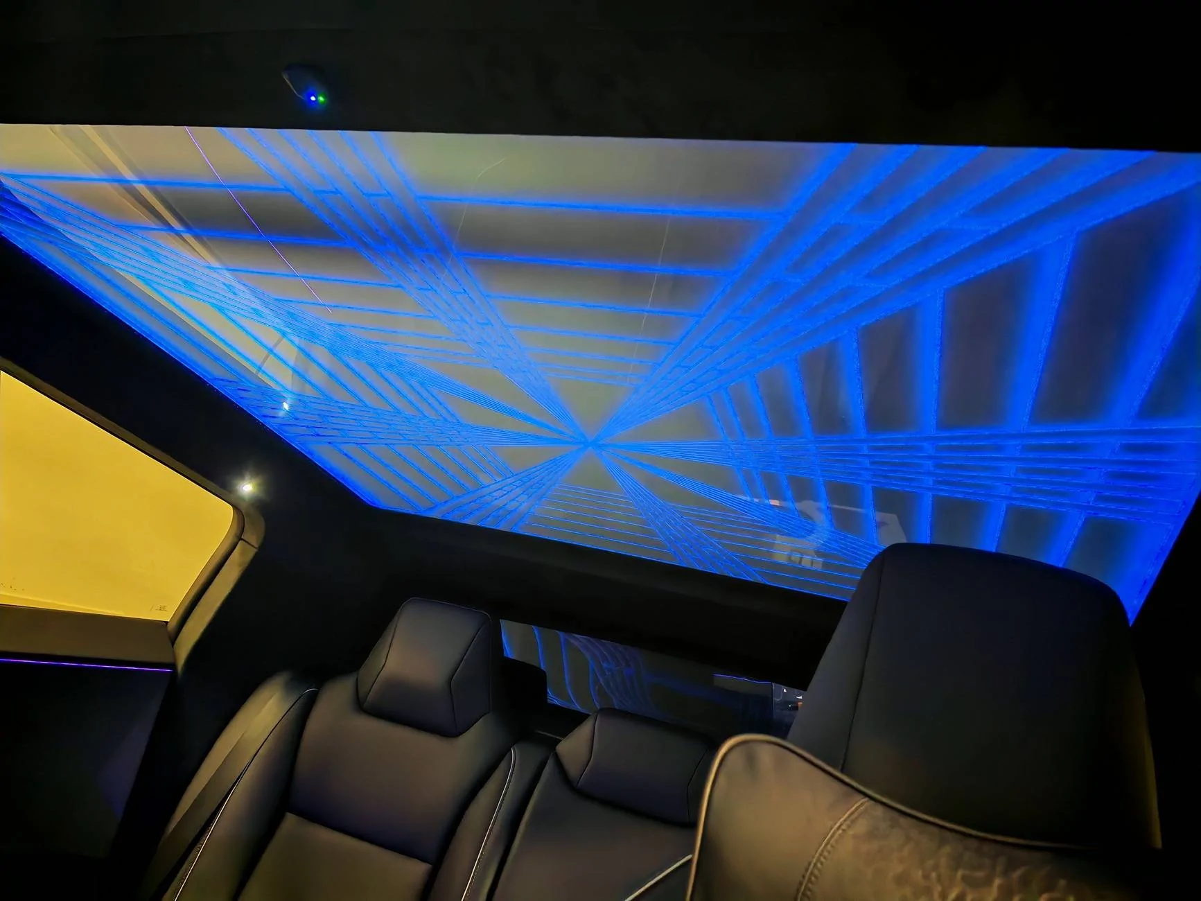 Tesla Cybertruck Starlight Dome Ambient Lighting IMG_20241212_160944