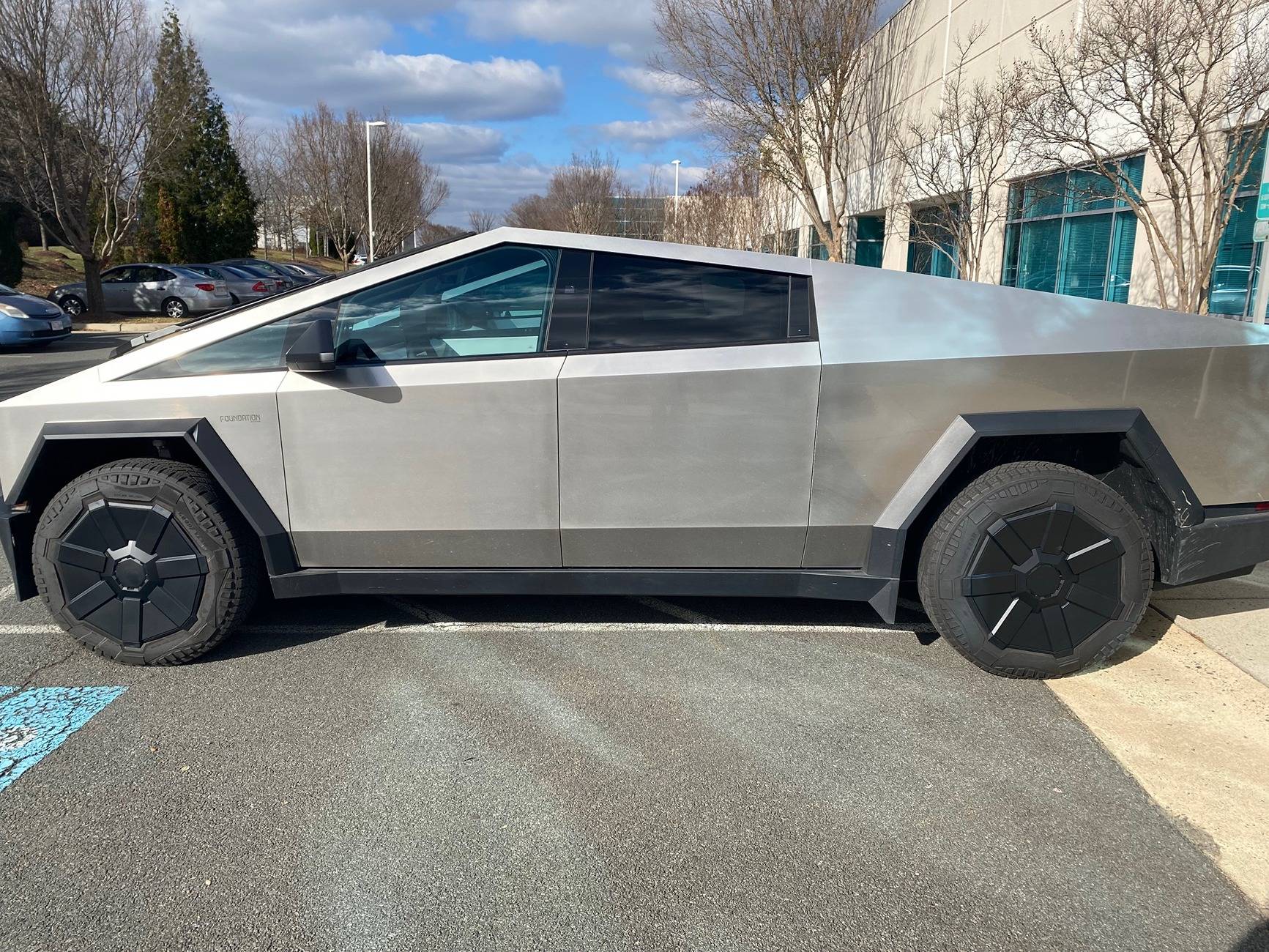Tesla Cybertruck Wheel Covers Finallly IMG_7422