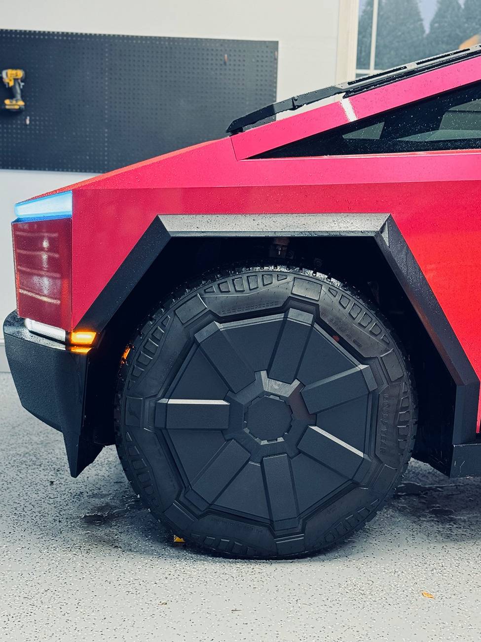 Tesla Cybertruck Bit the bullet and paid scalper prices.... Wheel Cover FOMO content IMG_6971