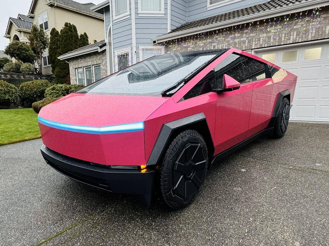 Tesla Cybertruck Bit the bullet and paid scalper prices.... Wheel Cover FOMO content IMG_6966