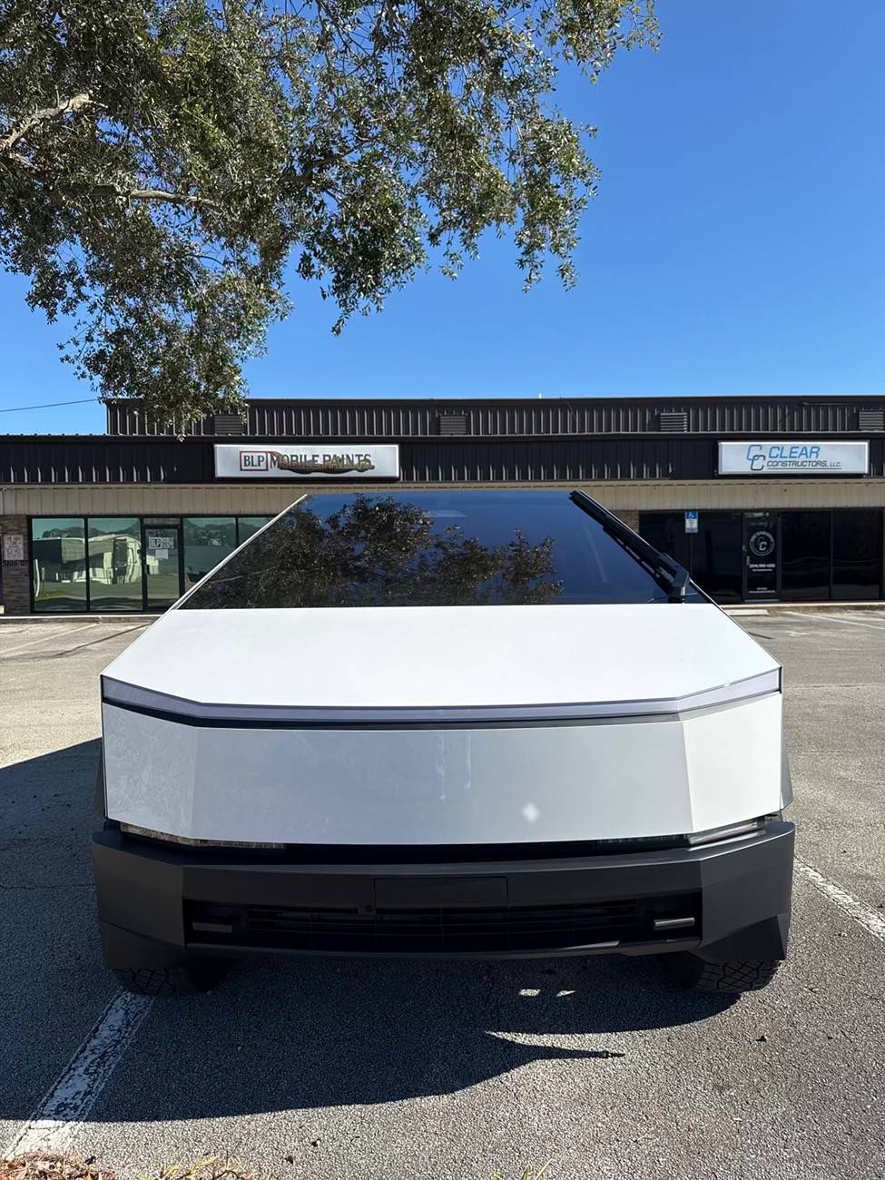 Tesla Cybertruck New Pearl White CT Wrap IMG_3572