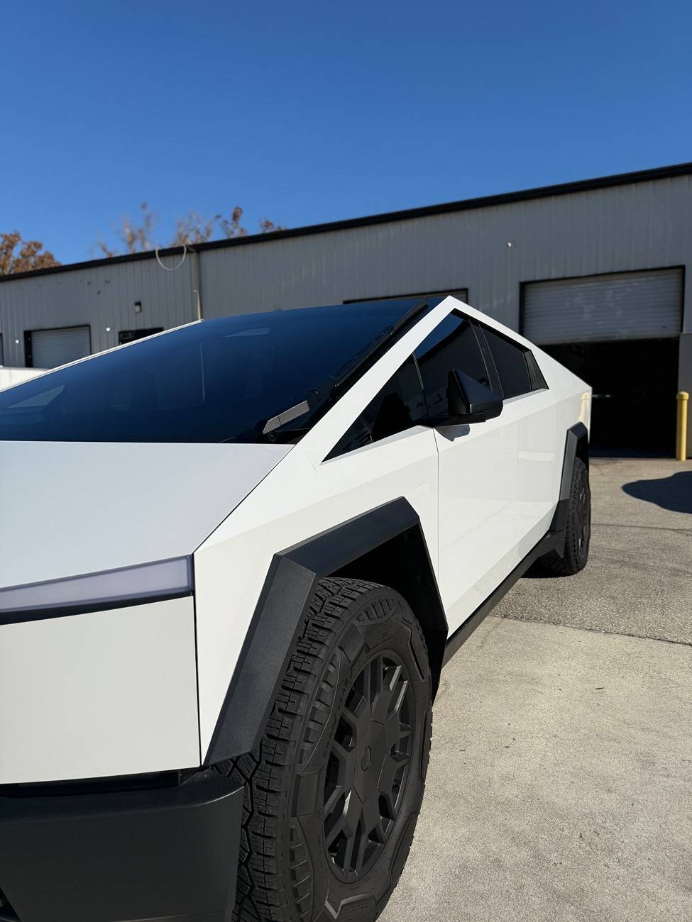 Tesla Cybertruck New Pearl White CT Wrap IMG_3563