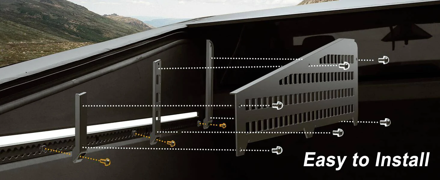 Tesla Cybertruck Hansshow Molle Panels for Cybertruck-Great gift for Xmas and New Year 2