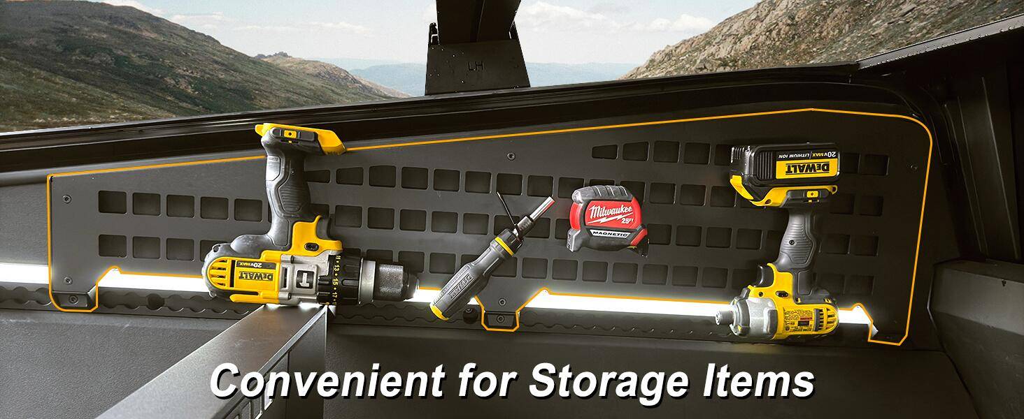 Tesla Cybertruck Hansshow Molle Panels for Cybertruck-Great gift for Xmas and New Year 1