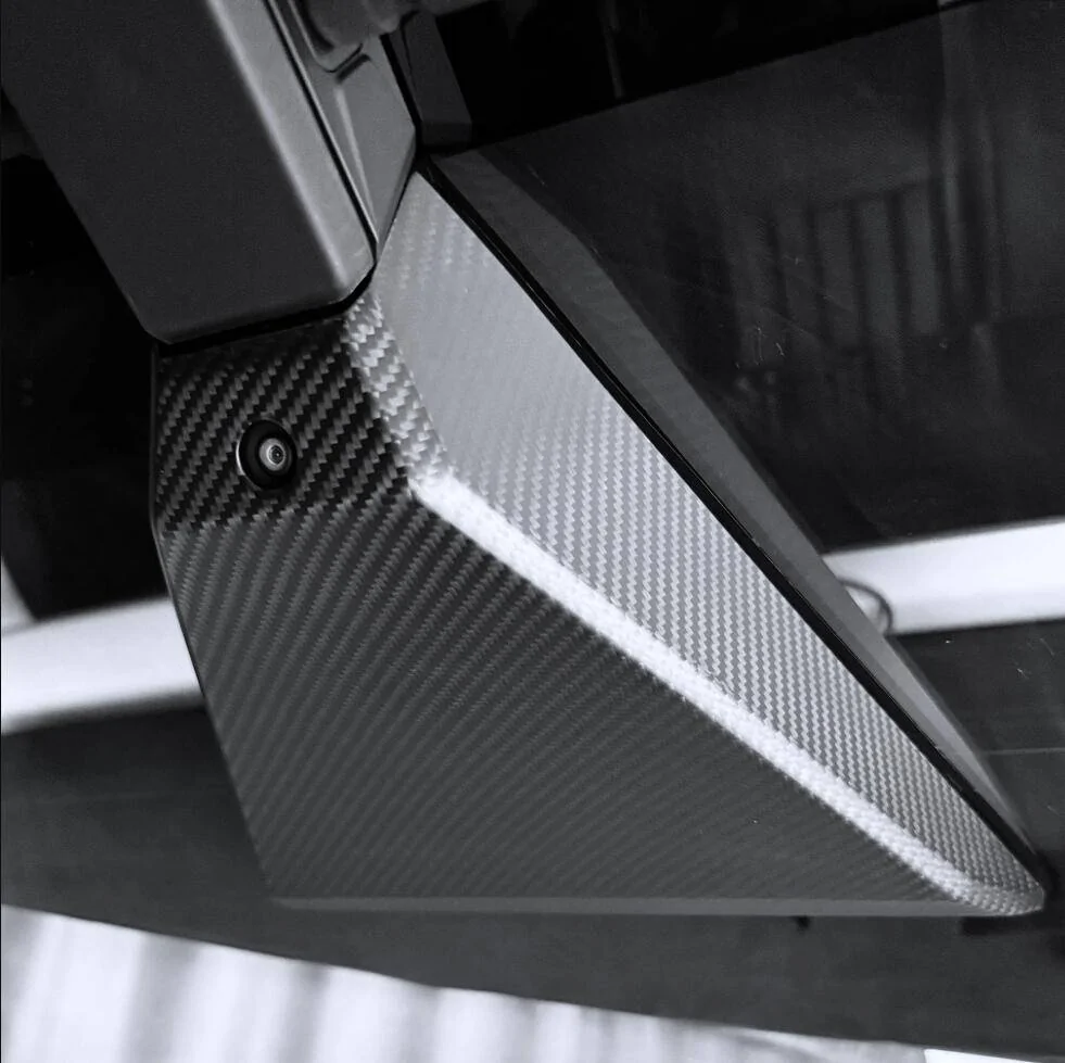 Tesla Cybertruck 🚨RPM TESLA New Product Alert🚨 - Cybertruck Rearview Mirror Delete & Full Overlay - Real Dry Molded Carbon Fiber 2