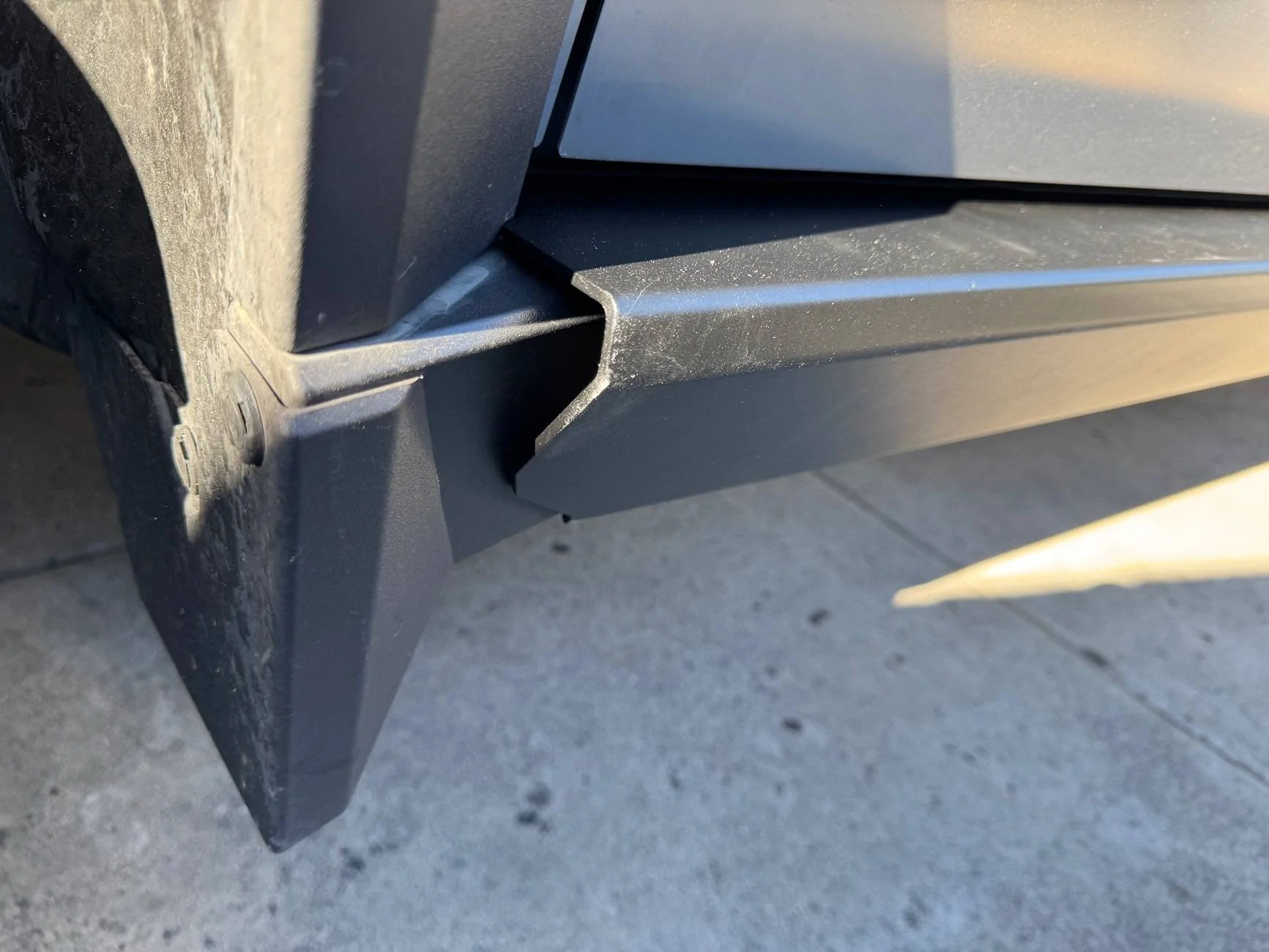 Tesla Cybertruck T-Sportline Side Step Installed IMG_5568