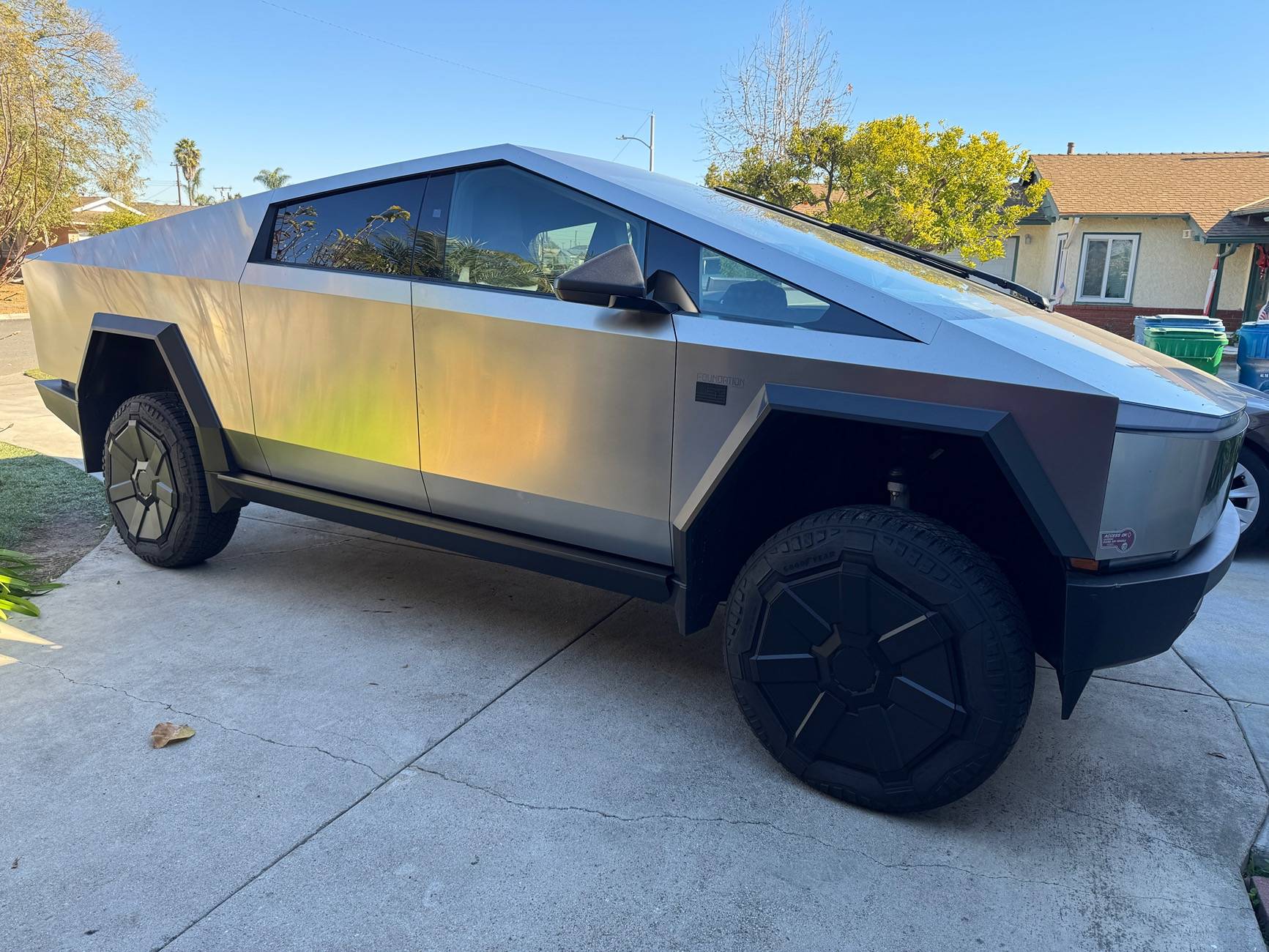 Tesla Cybertruck T-Sportline Side Step Installed IMG_5564