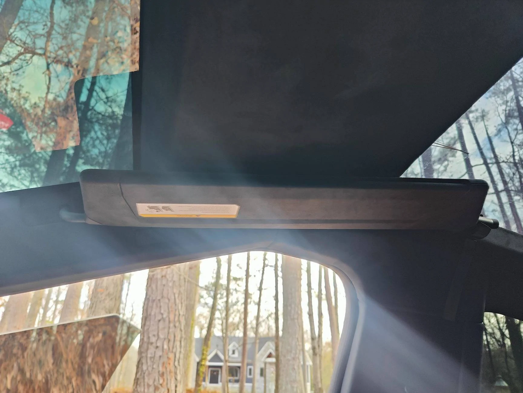Tesla Cybertruck 3D printed visor clip to secure visors to the side IMG20241218142018
