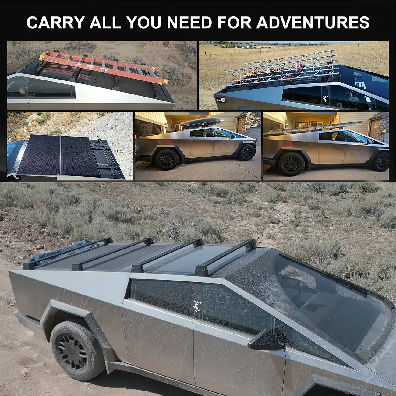 Tesla Cybertruck A Must-have for Travel-I Think You Need the Cargo Rack sdf