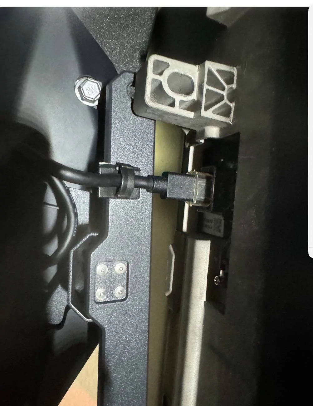 Tesla Cybertruck Failed screen tilt install - USB-C interference IMG_2108