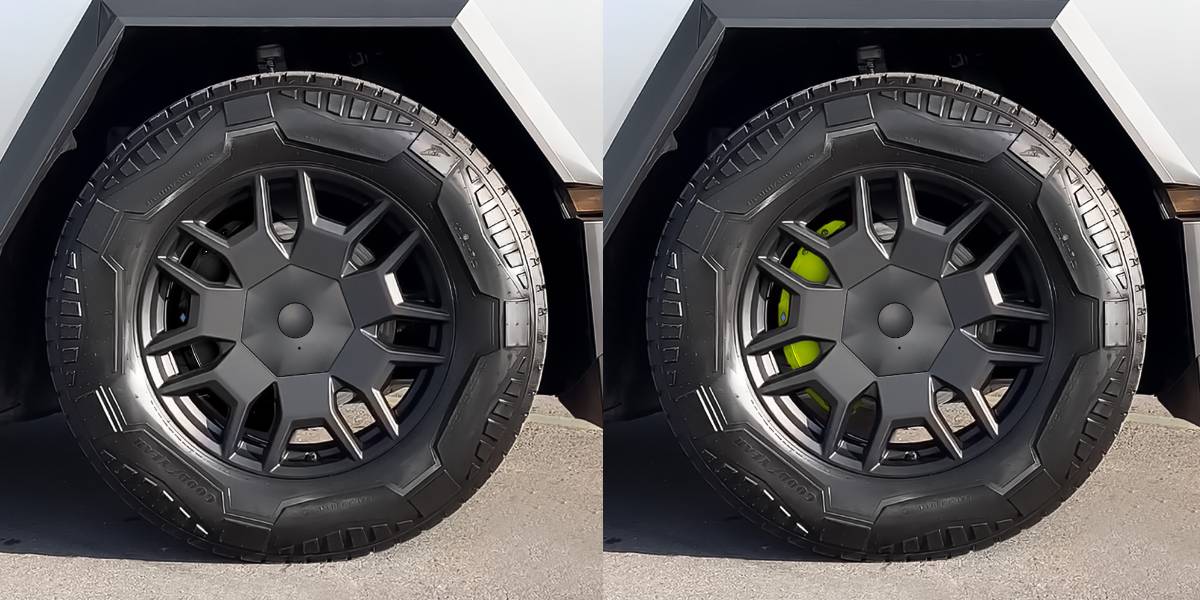 Tesla Cybertruck 🚨 Cybertruck Brake Caliper Covers – New Colors Avaliable in Teslaunch! 🎨✨-White/Orange/Pink/Black/Green/Tiffany Blue/Beetroot Purple/Lavender Purple 02