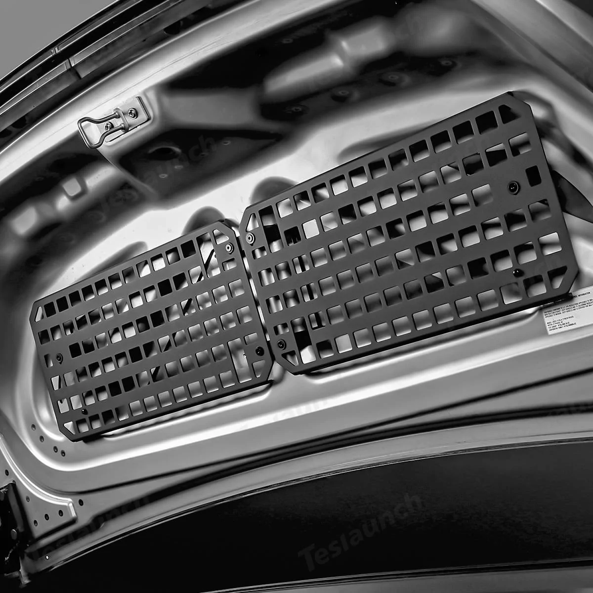 Tesla Cybertruck 👉 Maximize Storage with Frunk Molle Panel from Teslaunch! 🚀 2