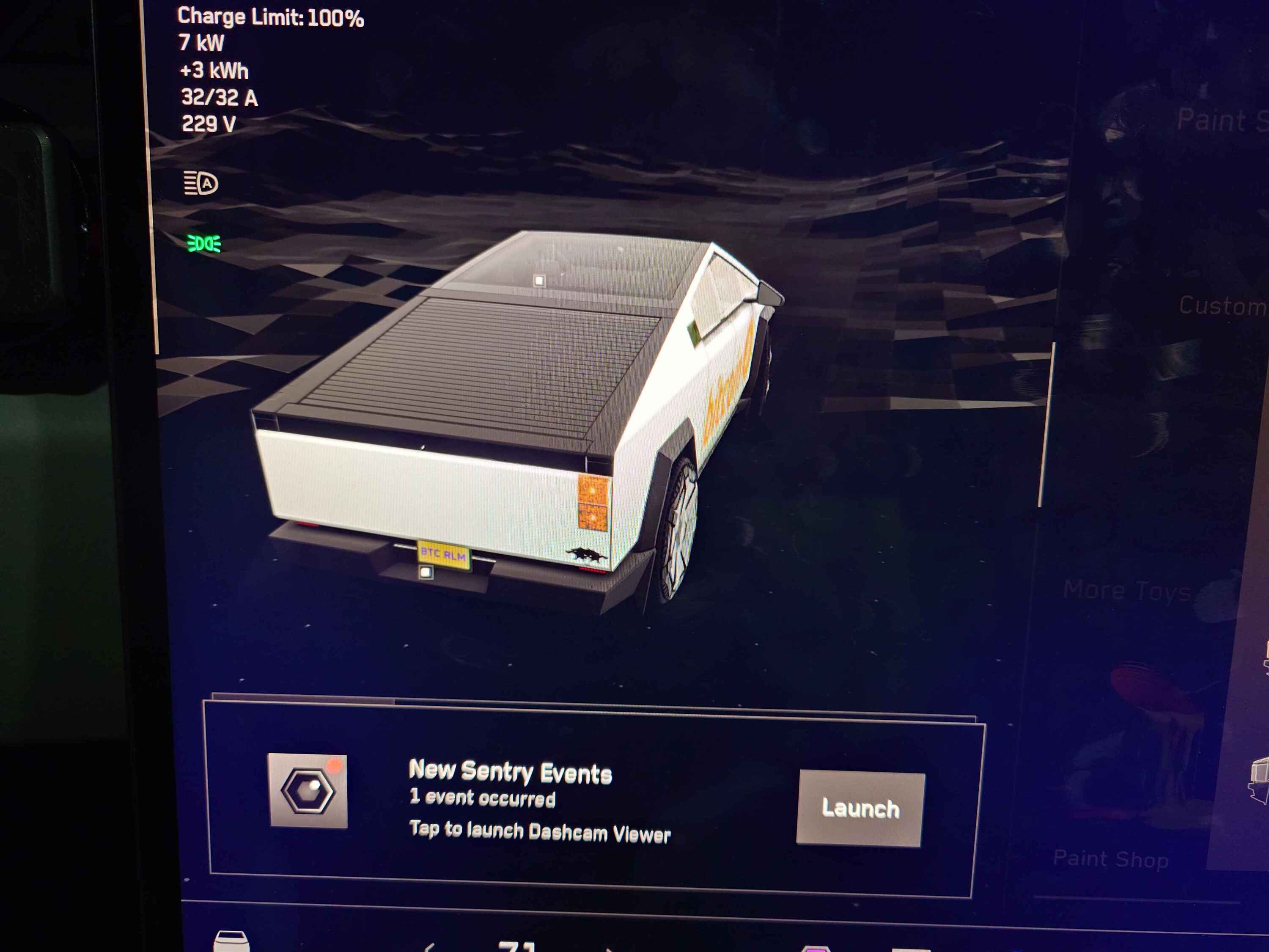 Tesla Cybertruck Holiday Update 2024 installing now w/ FSD 13.2.2! 20241223_015604