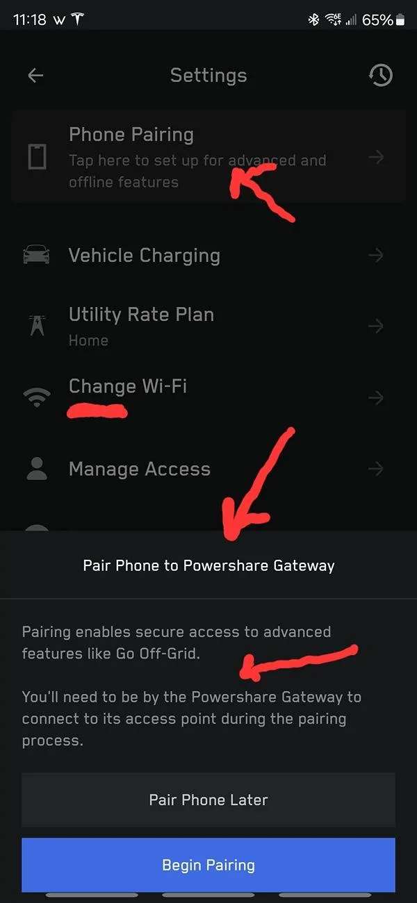 Tesla Cybertruck Anybody Pair their Phone with PowerShare? Screenshot_20241223_111812_Tesla