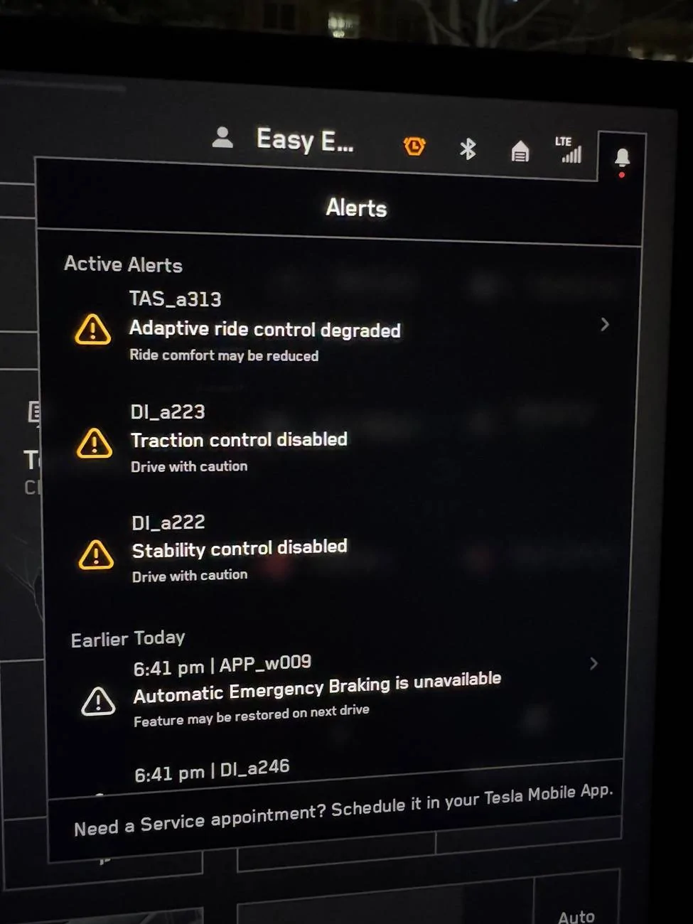 Tesla Cybertruck Traction control disabled IMG_3890