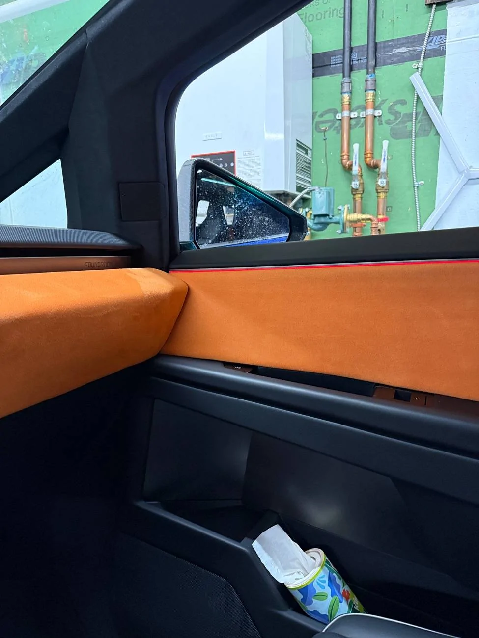 Tesla Cybertruck Finished my custom CyberTruck interior color! IMG_1864