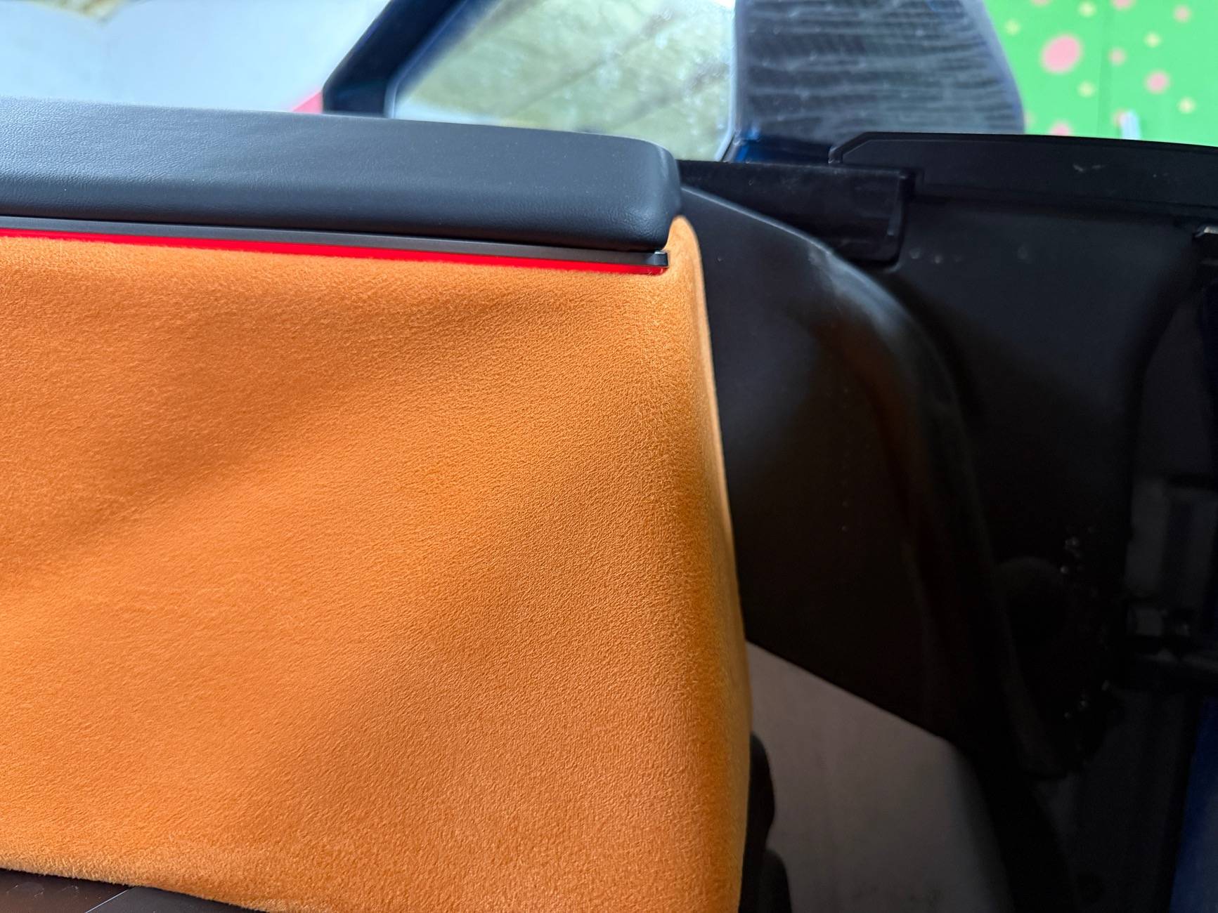 Tesla Cybertruck Finished my custom CyberTruck interior color! IMG_1863