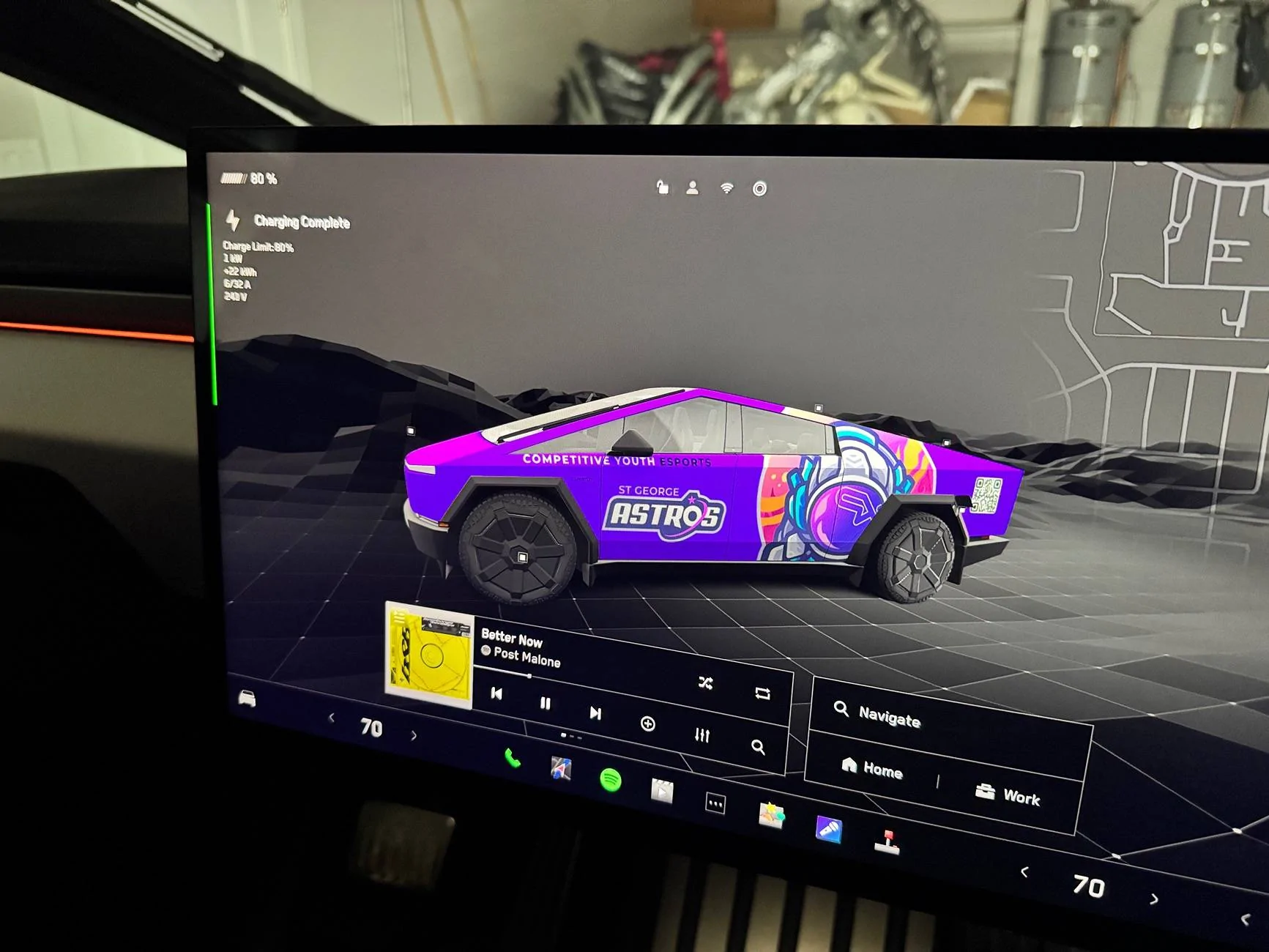 Tesla Cybertruck New Custom Wraps Images on Screen Feature Works Great! - Show Yours! IMG_0465