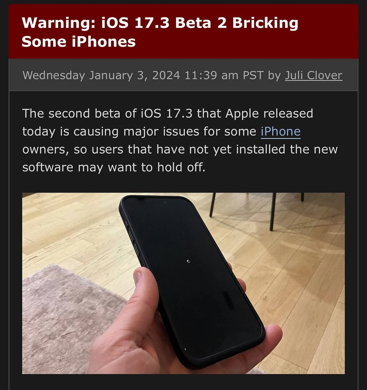 Tesla Cybertruck Update 2024.45.25.5 Bricked my truck IMG_1141